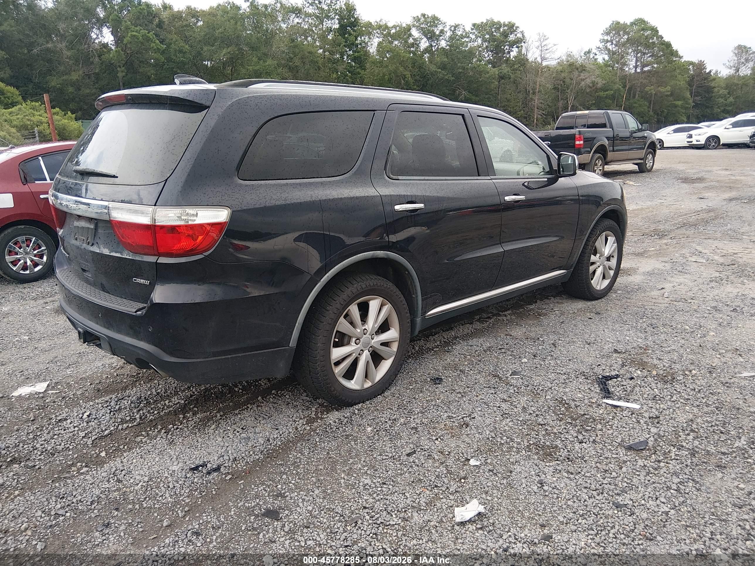 2011 Dodge Durango Crew Blue vin: 1D4SD4GT3BC696880