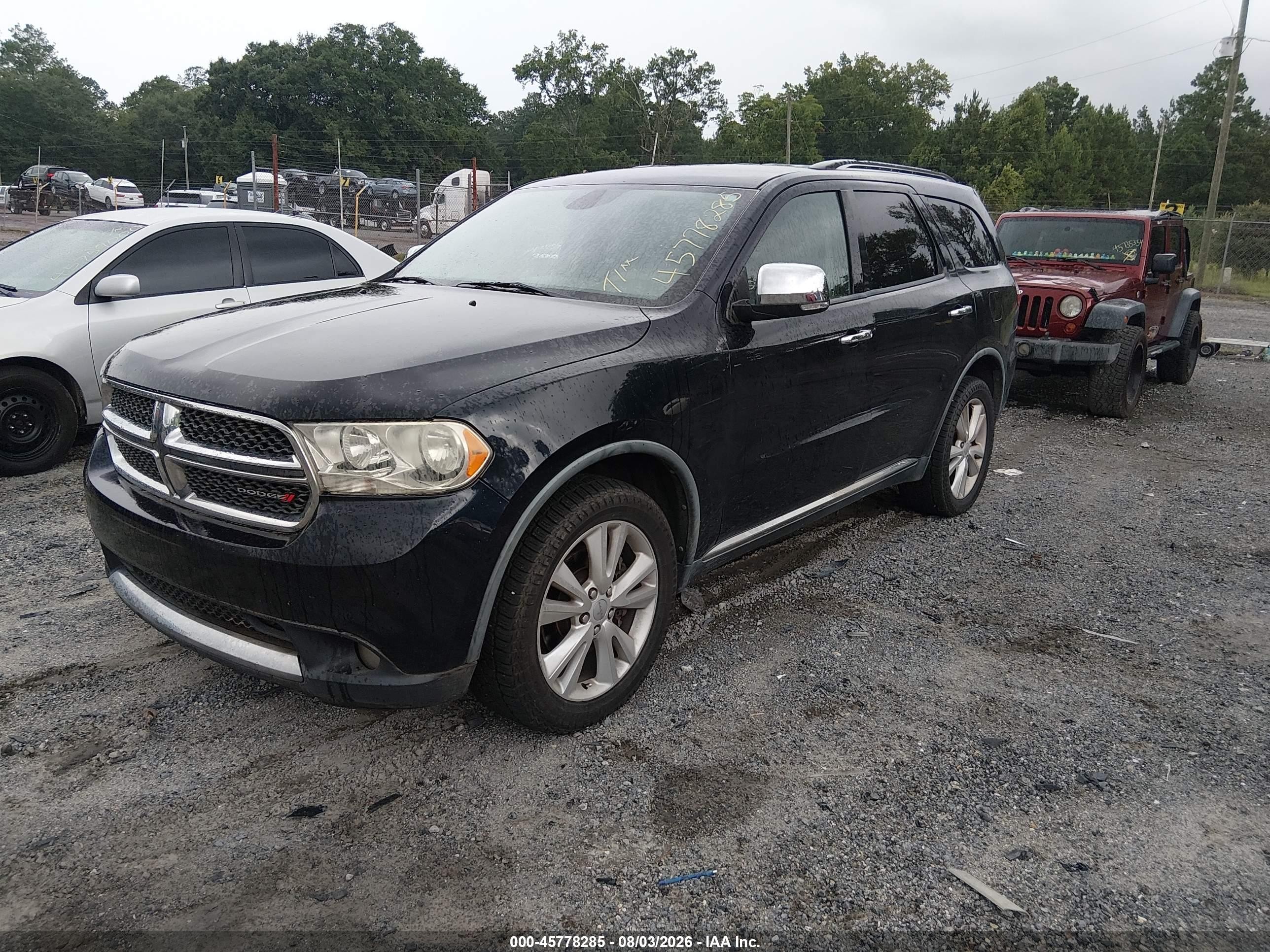 2011 Dodge Durango Crew Blue vin: 1D4SD4GT3BC696880