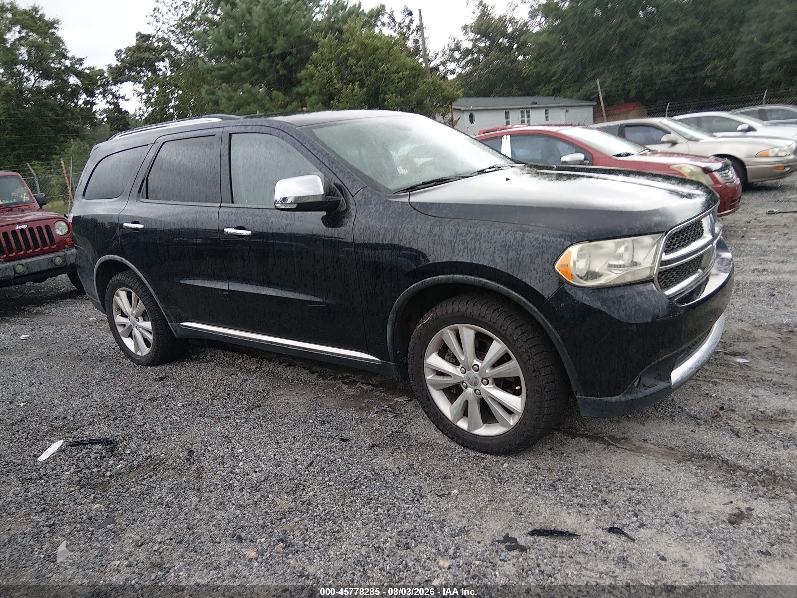 2011 Dodge Durango Crew Blue vin: 1D4SD4GT3BC696880