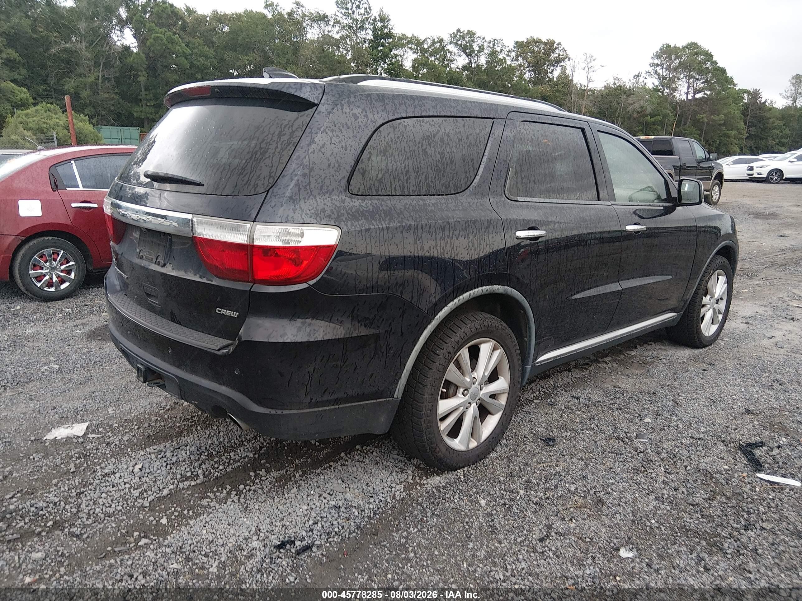2011 Dodge Durango Crew Blue vin: 1D4SD4GT3BC696880