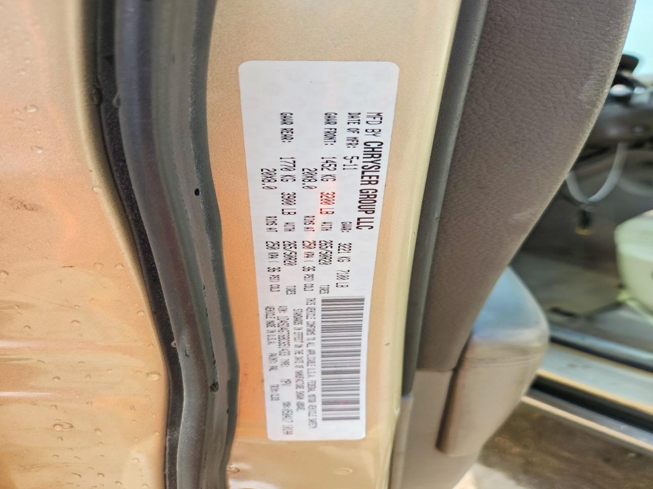 2011 Dodge Durango Crew Gold vin: 1D4SD4GT6BC651433
