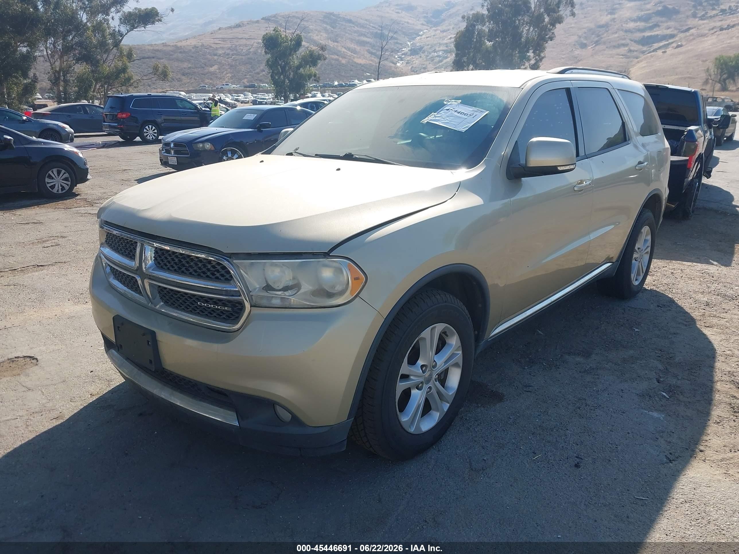 2011 Dodge Durango Crew Gold vin: 1D4SD4GT7BC592229