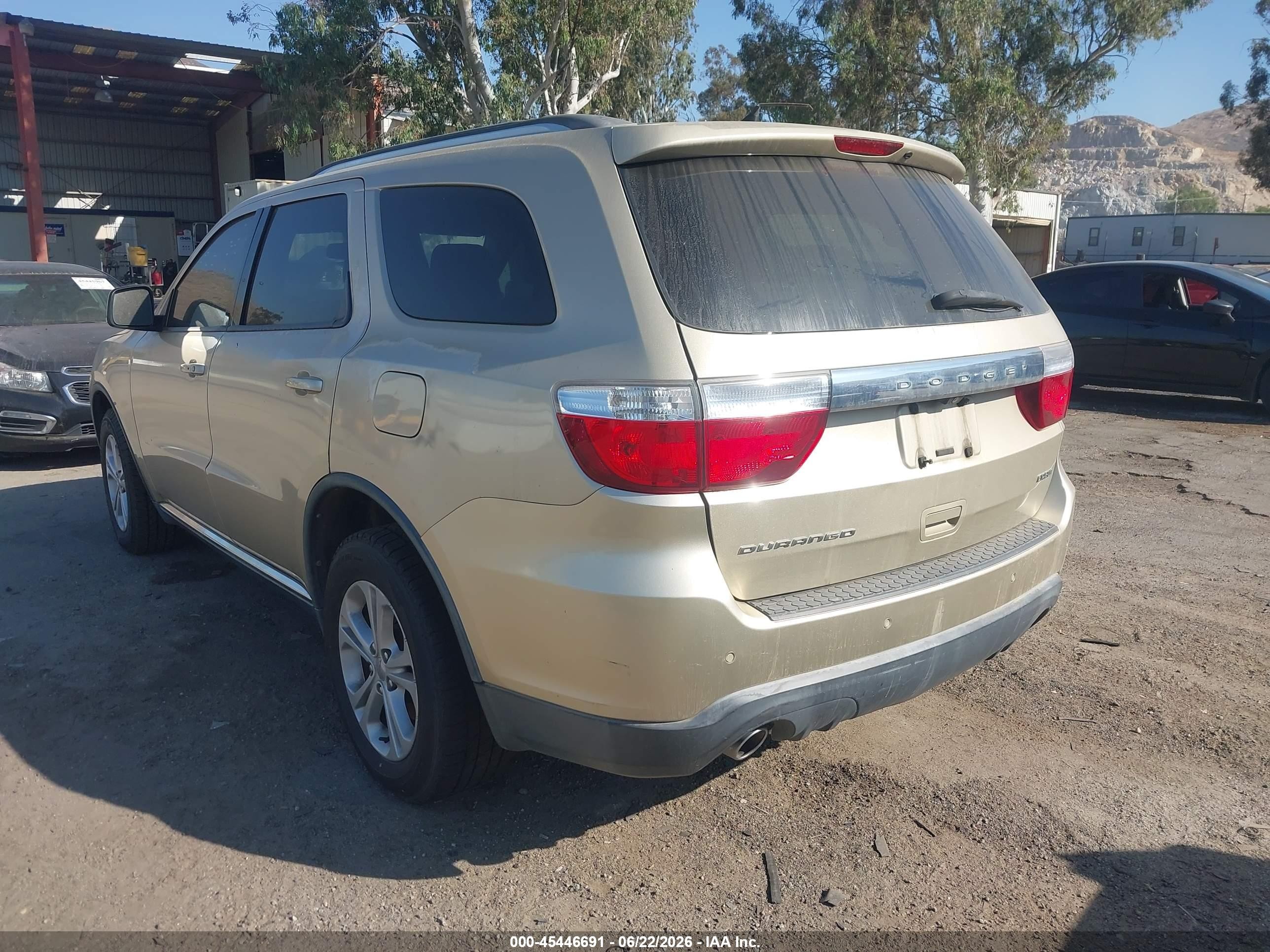 2011 Dodge Durango Crew Gold vin: 1D4SD4GT7BC592229