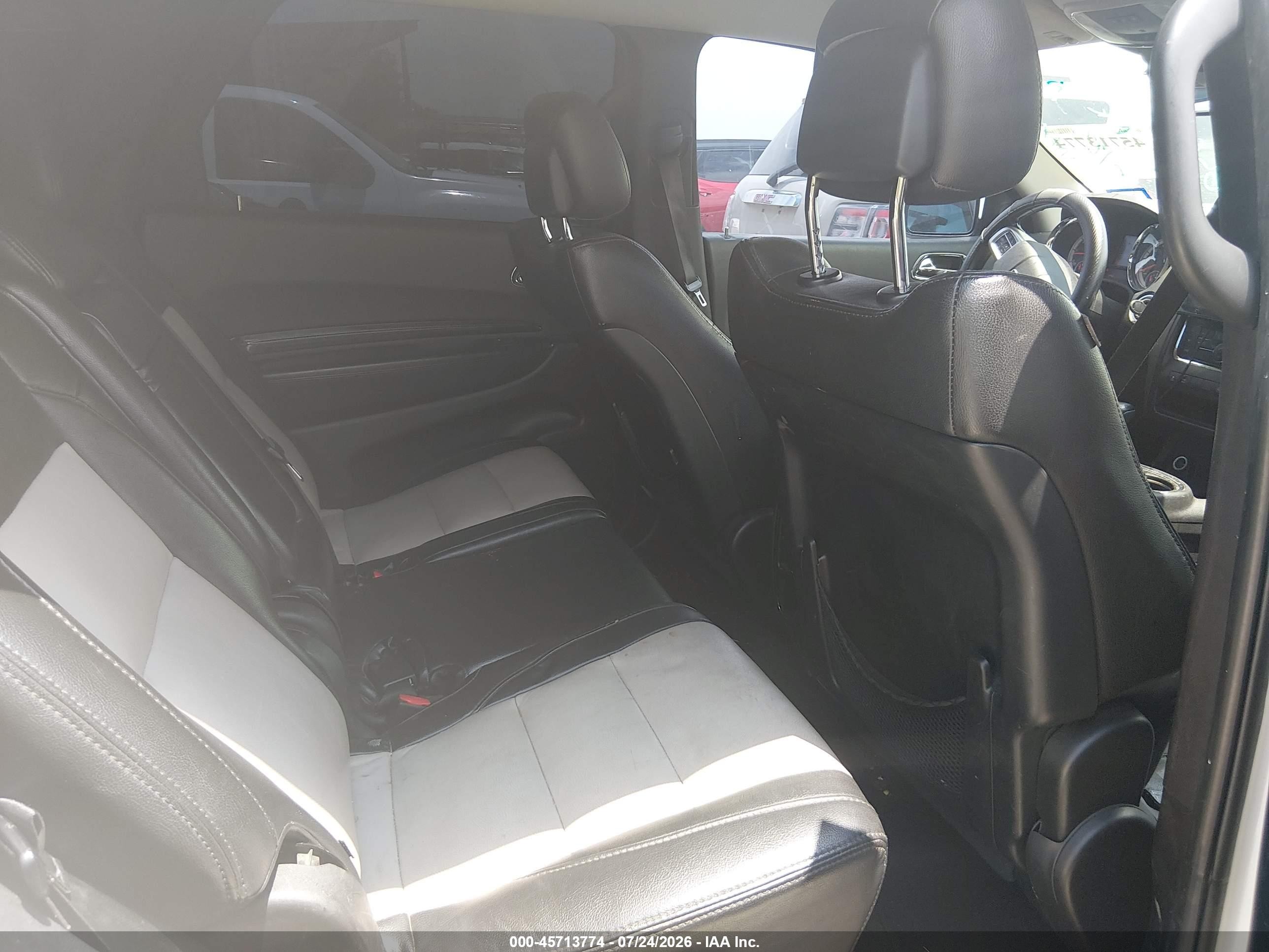 2011 Dodge Durango Crew White vin: 1D4SD4GT9BC650485