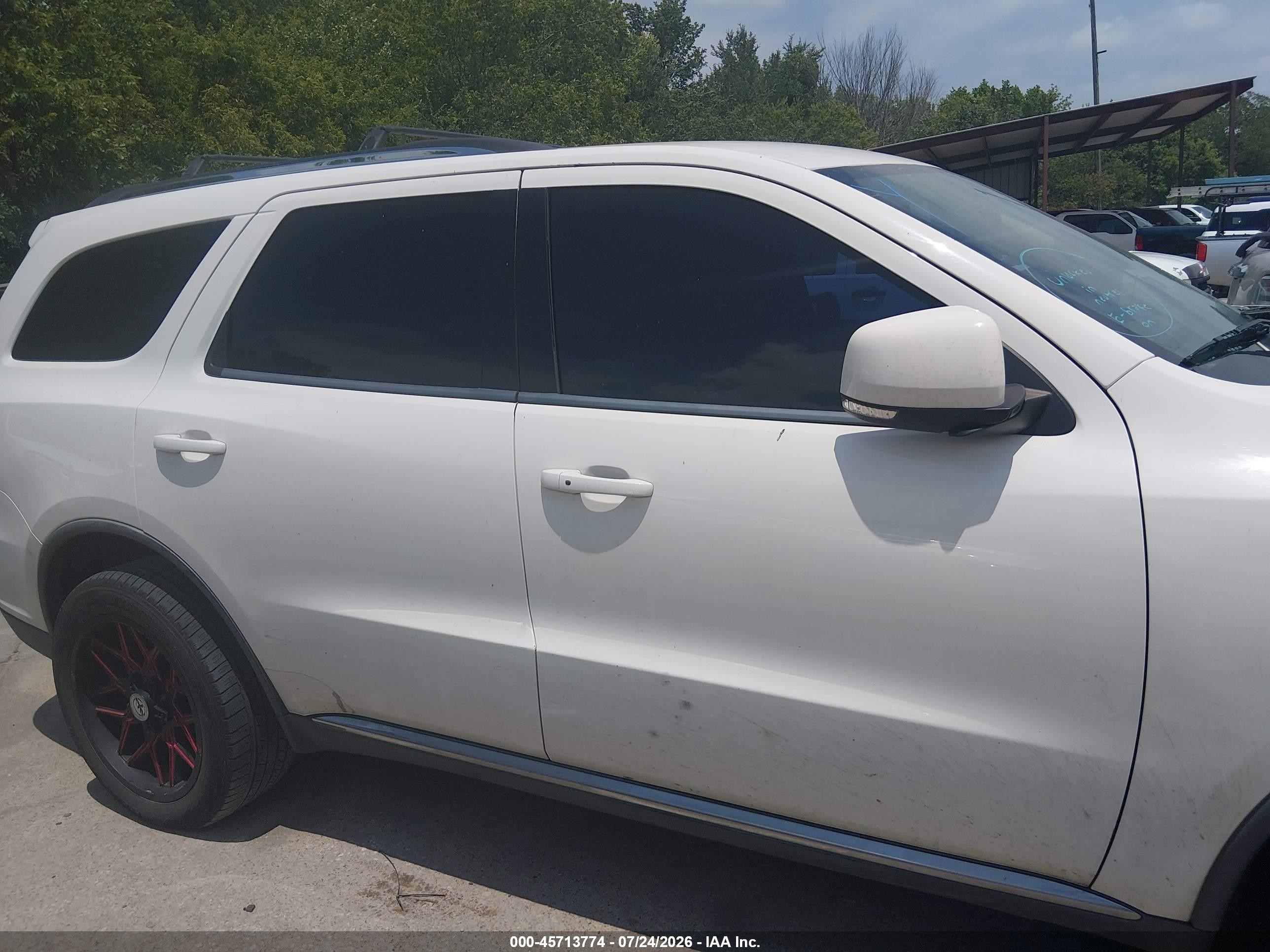 2011 Dodge Durango Crew White vin: 1D4SD4GT9BC650485
