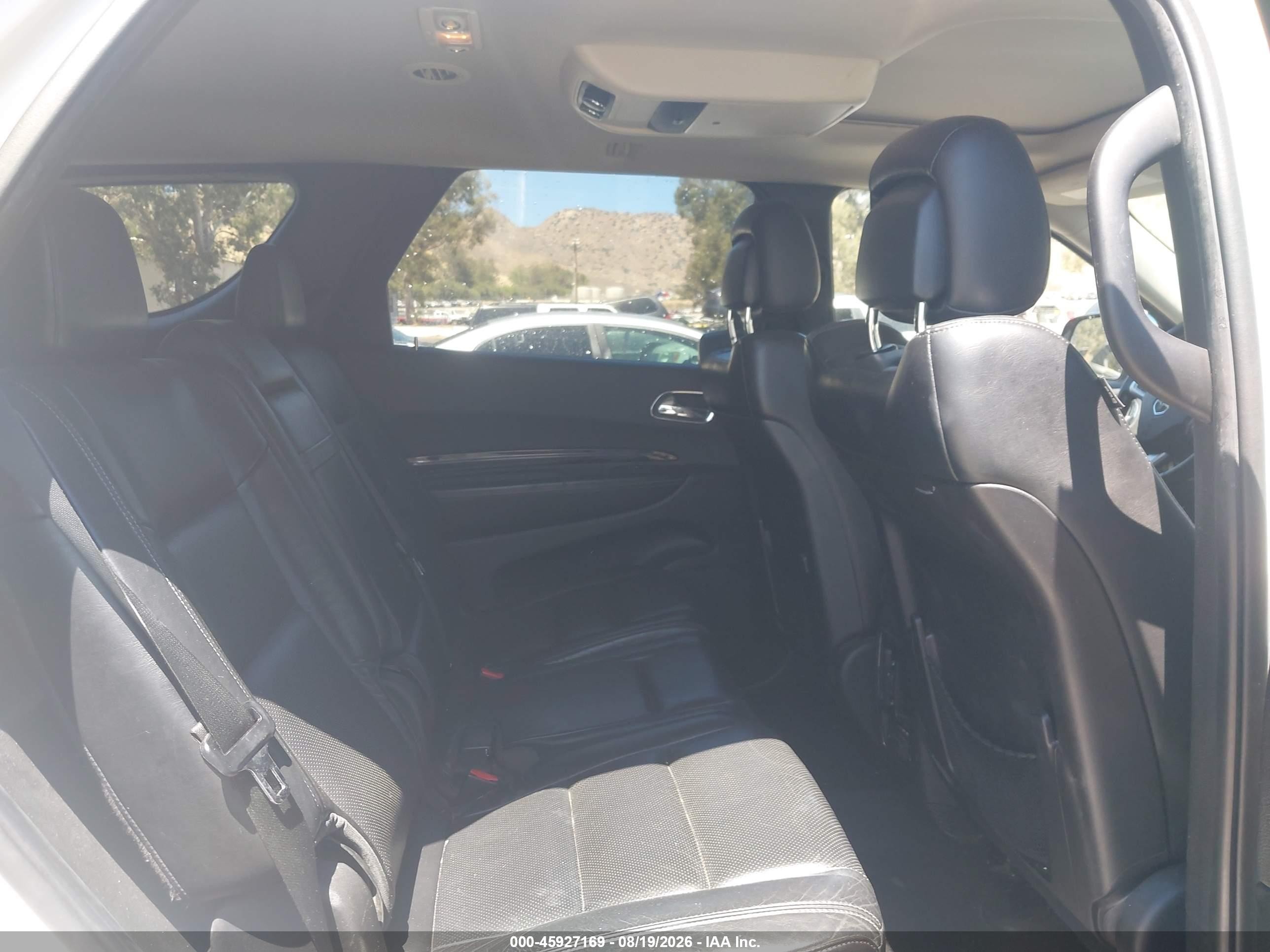 2011 Dodge Durango Citadel White vin: 1D4SD5GT4BC708511