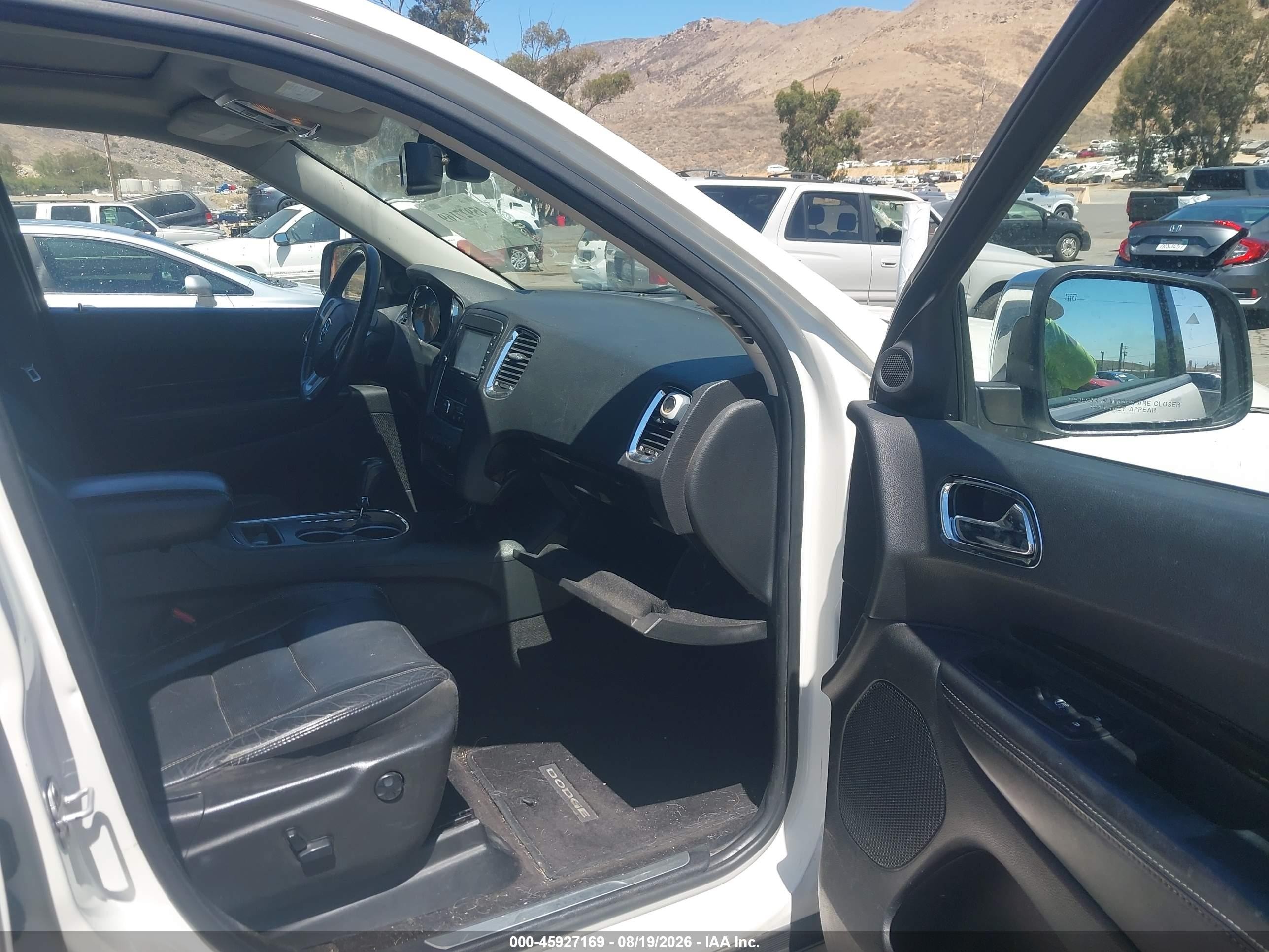 2011 Dodge Durango Citadel White vin: 1D4SD5GT4BC708511