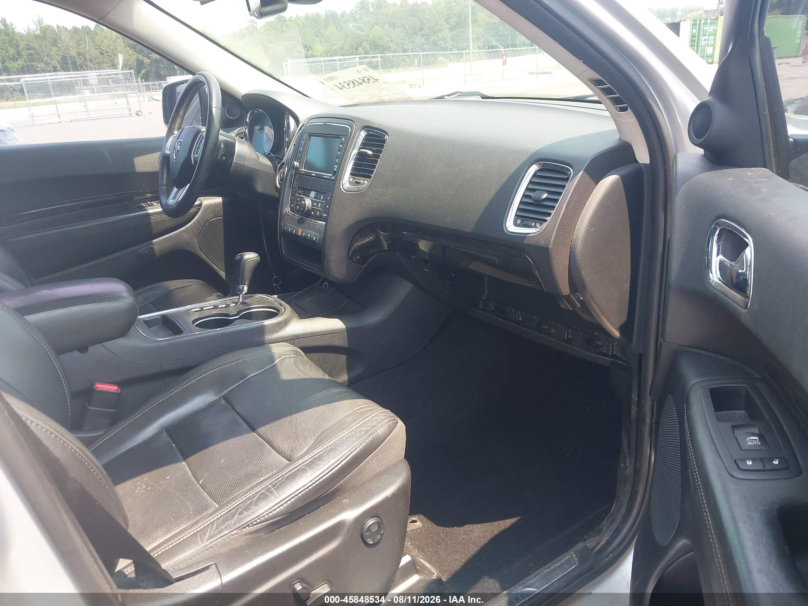 2011 Dodge Durango Citadel Silver vin: 1D4SD5GT6BC661269