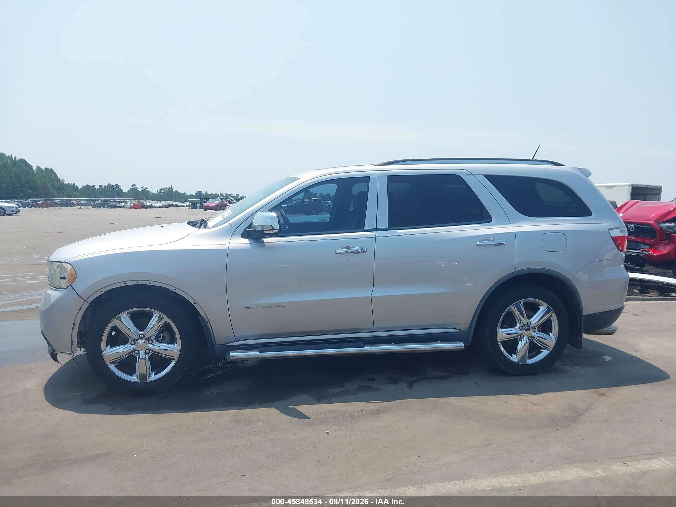 2011 Dodge Durango Citadel Silver vin: 1D4SD5GT6BC661269