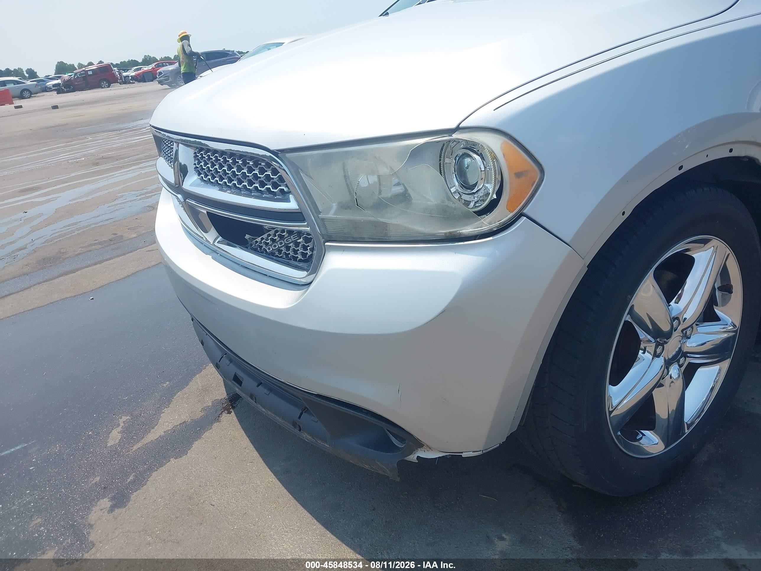 2011 Dodge Durango Citadel Silver vin: 1D4SD5GT6BC661269