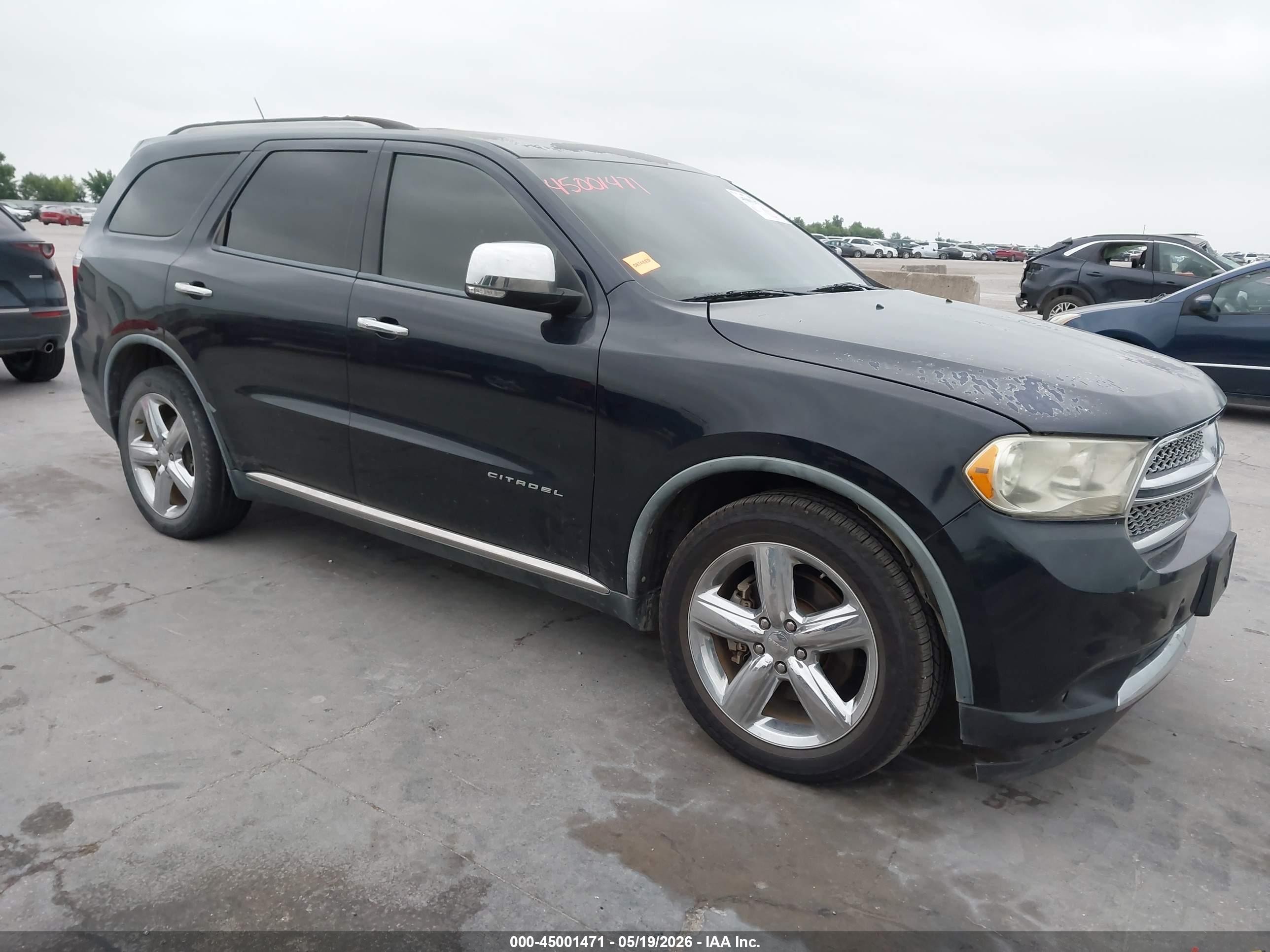 2011 Dodge Durango Citadel Black vin: 1D4SD5GT7BC613683