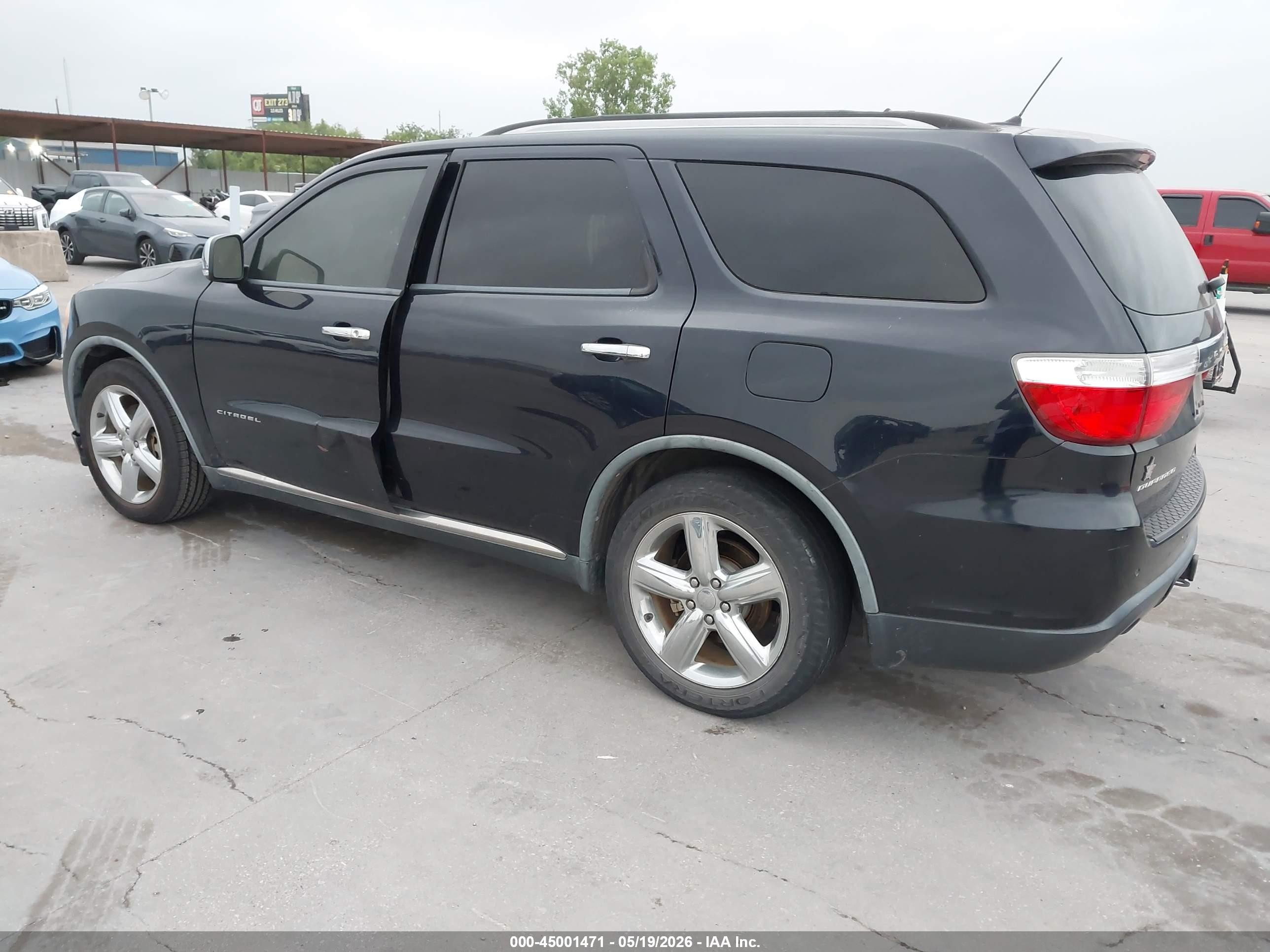 2011 Dodge Durango Citadel Black vin: 1D4SD5GT7BC613683