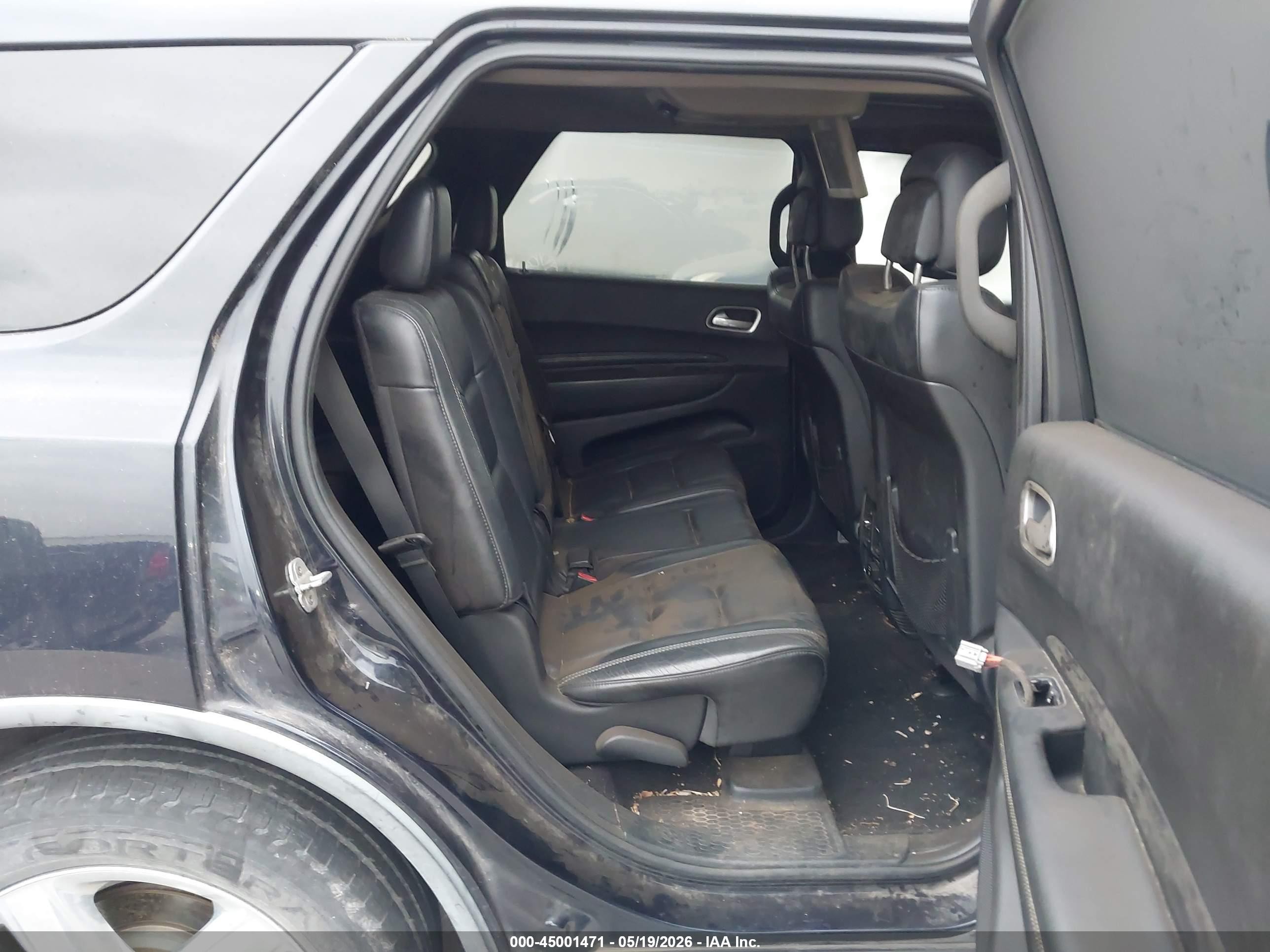 2011 Dodge Durango Citadel Black vin: 1D4SD5GT7BC613683
