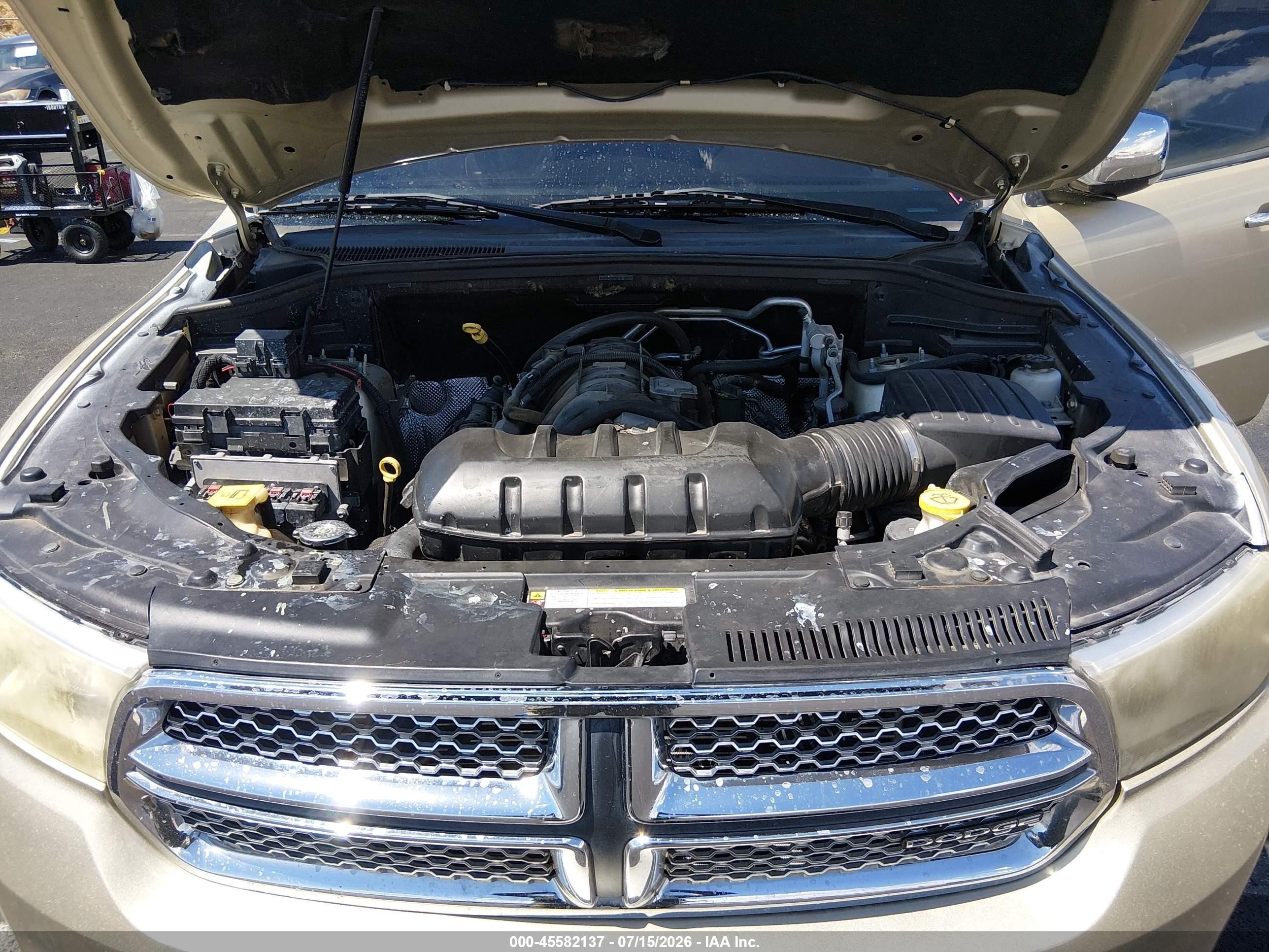 2011 Dodge Durango Citadel Beige vin: 1D4SD5GT8BC592861
