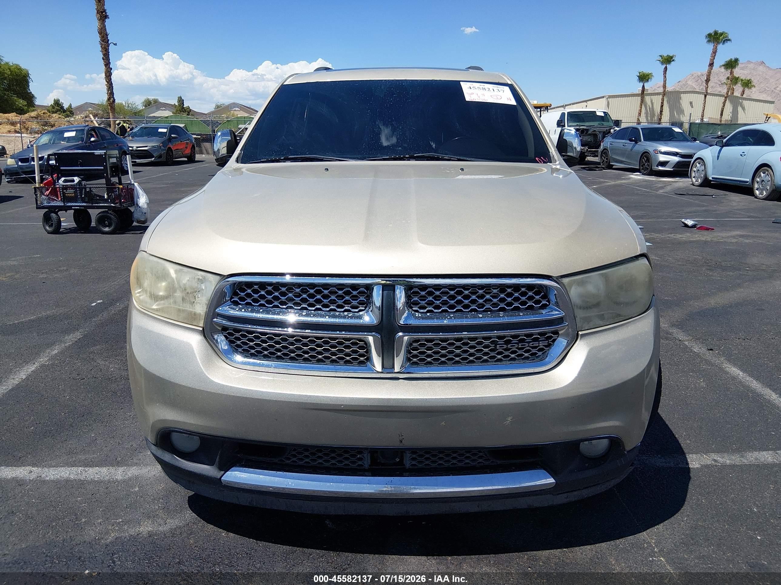 2011 Dodge Durango Citadel Beige vin: 1D4SD5GT8BC592861