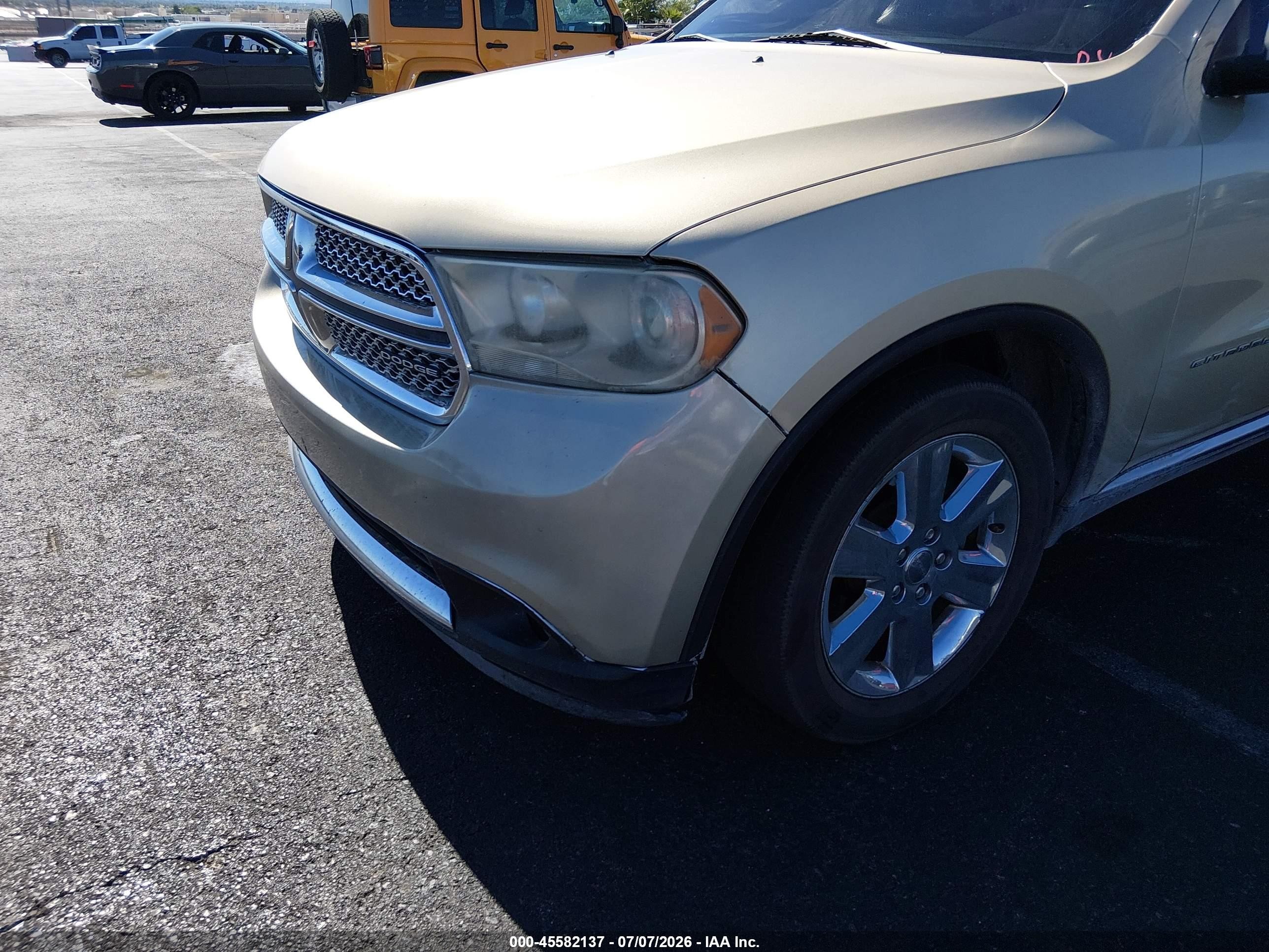 2011 Dodge Durango Citadel Beige vin: 1D4SD5GT8BC592861