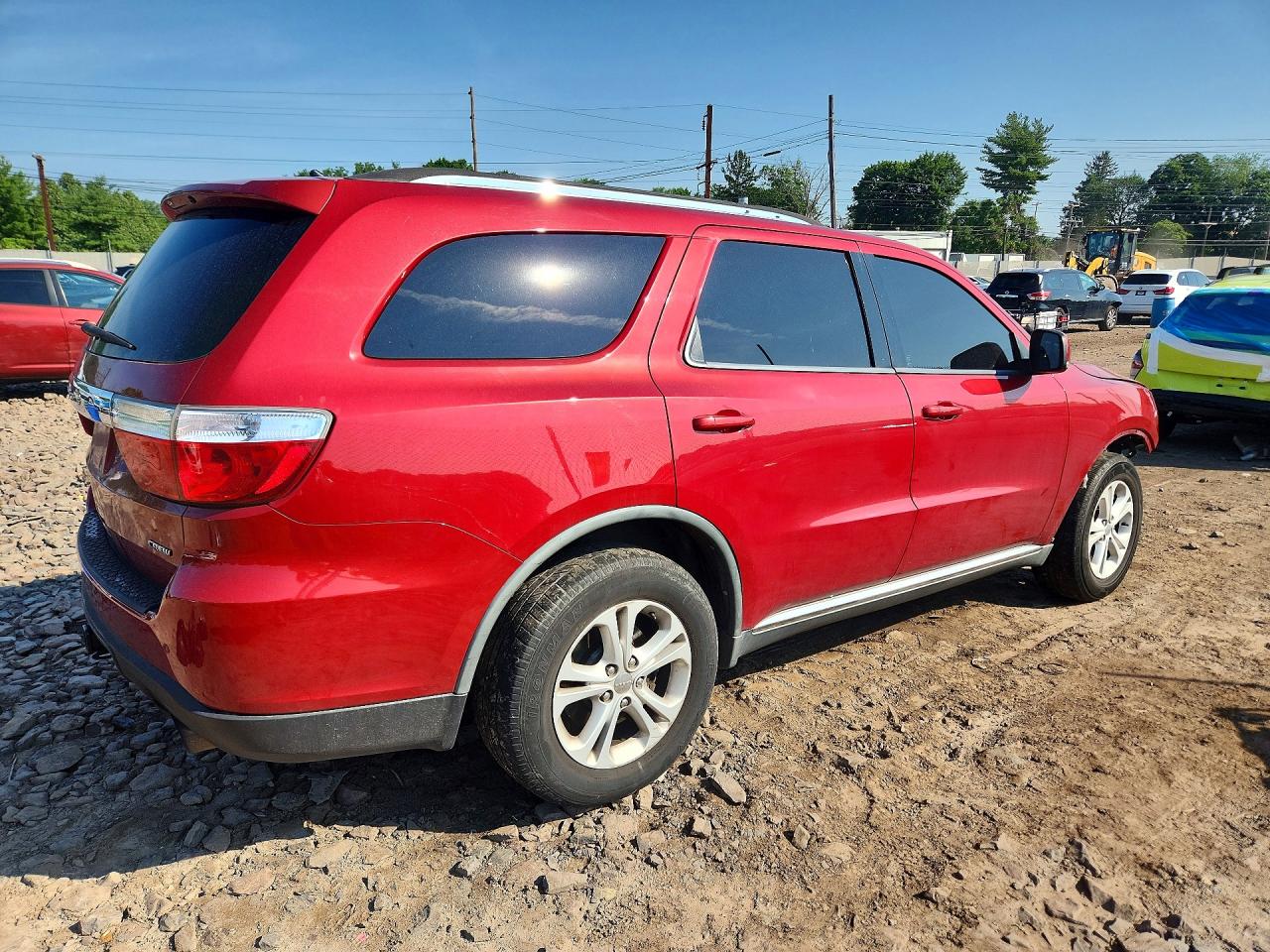 2011 Dodge Durango Crew Красный vin: 1D4SE4GT1BC639851