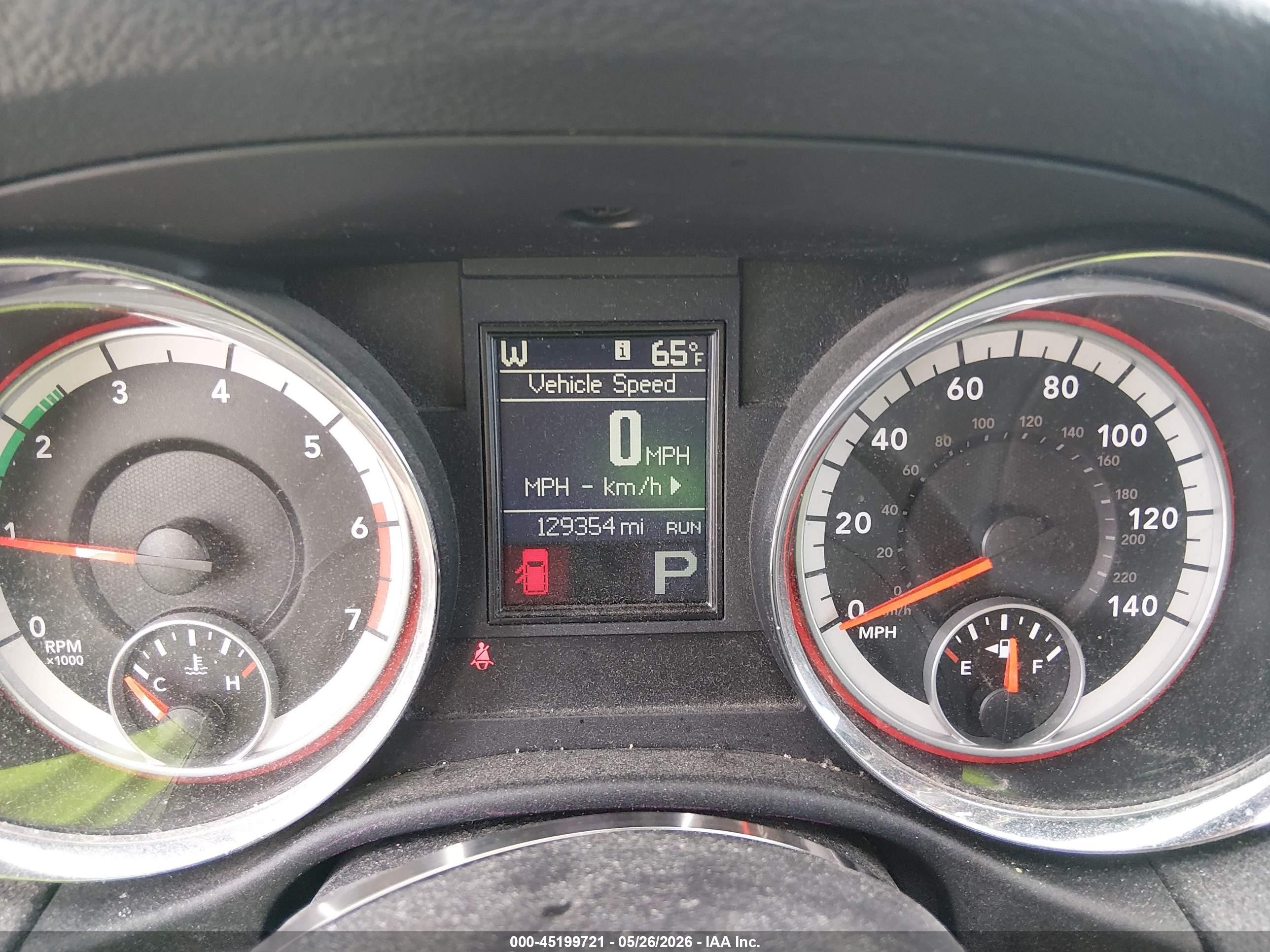 2011 Dodge Durango Crew Red vin: 1D4SE4GT2BC595052