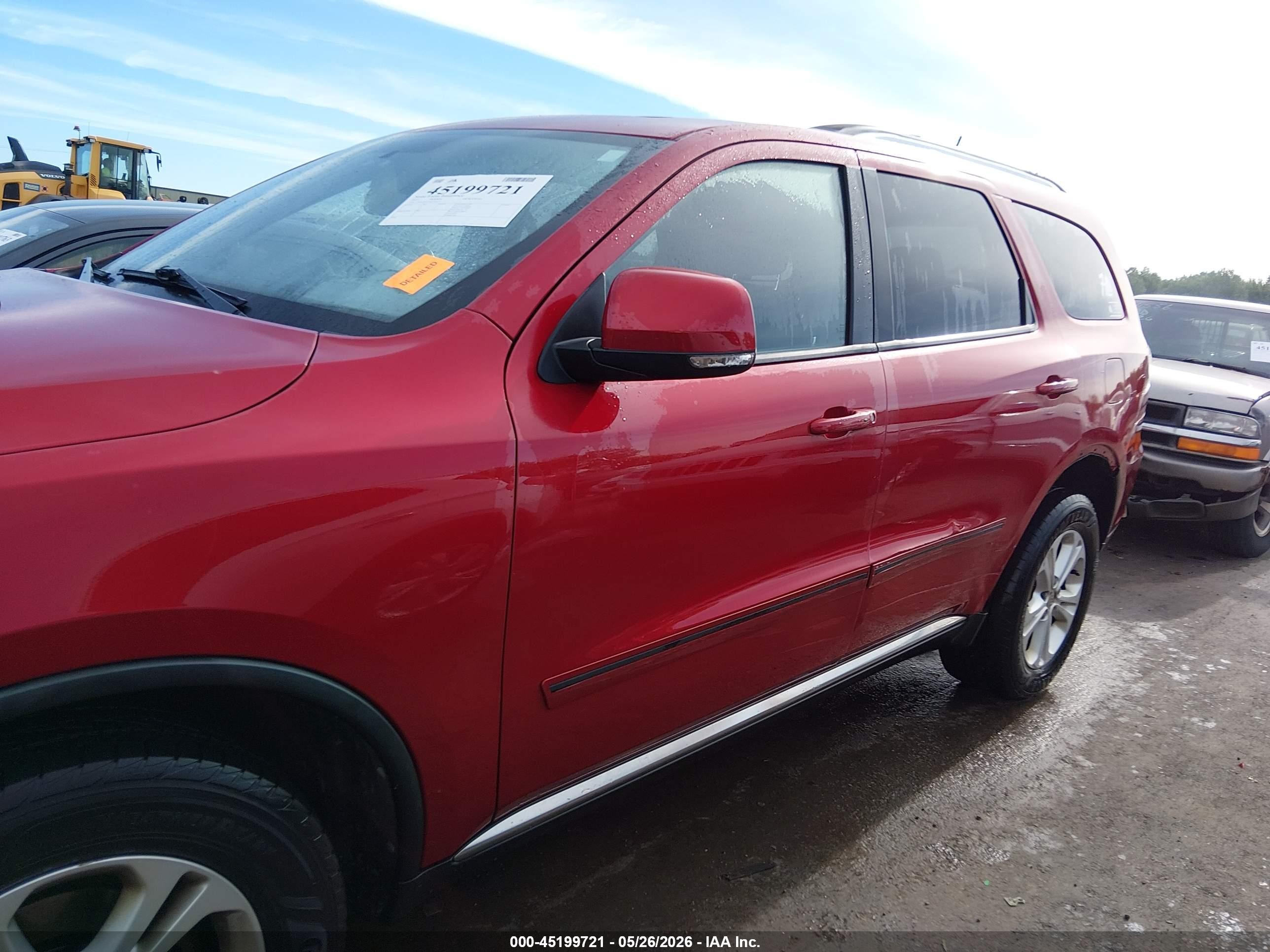 2011 Dodge Durango Crew Red vin: 1D4SE4GT2BC595052