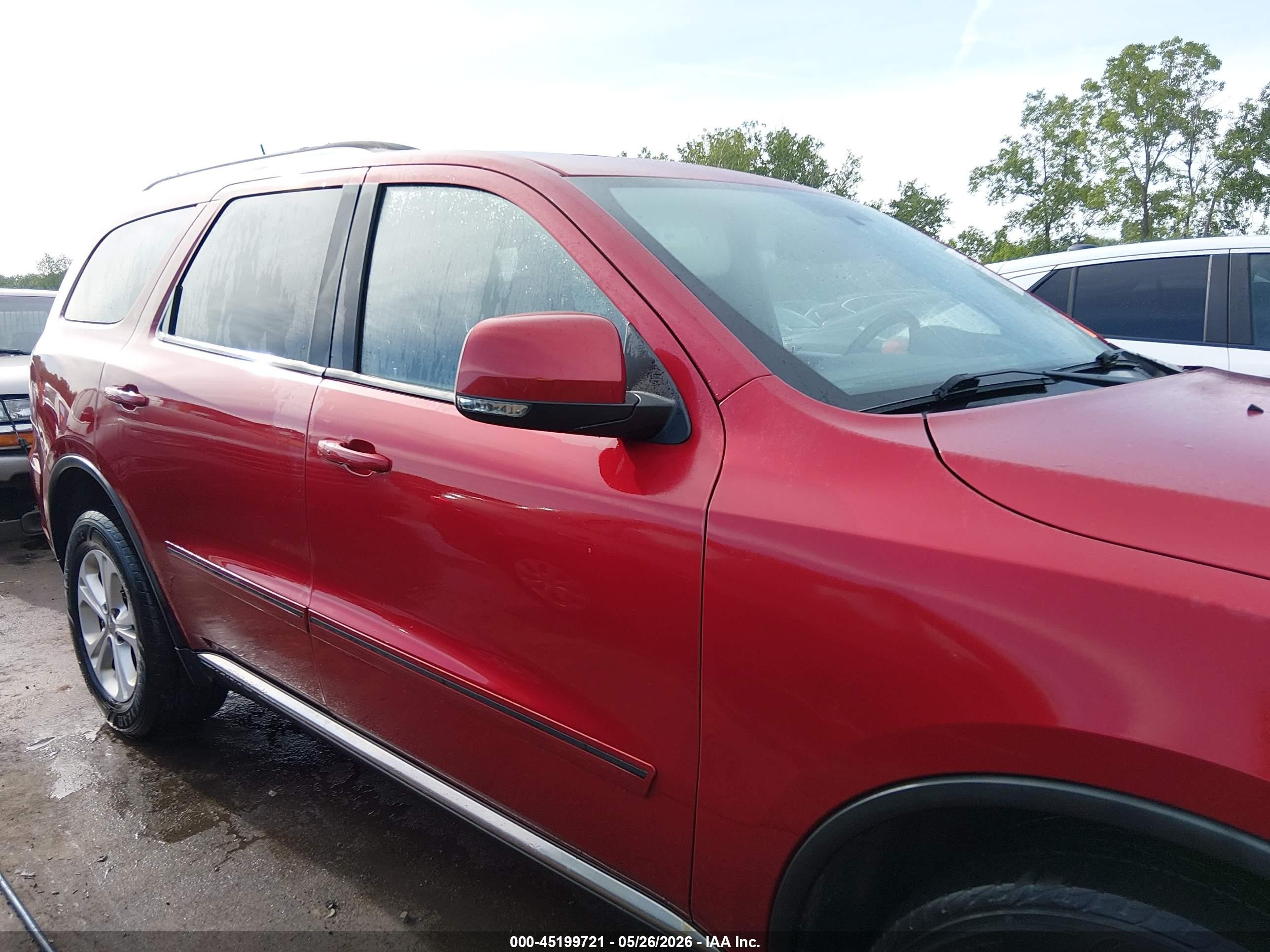 2011 Dodge Durango Crew Red vin: 1D4SE4GT2BC595052
