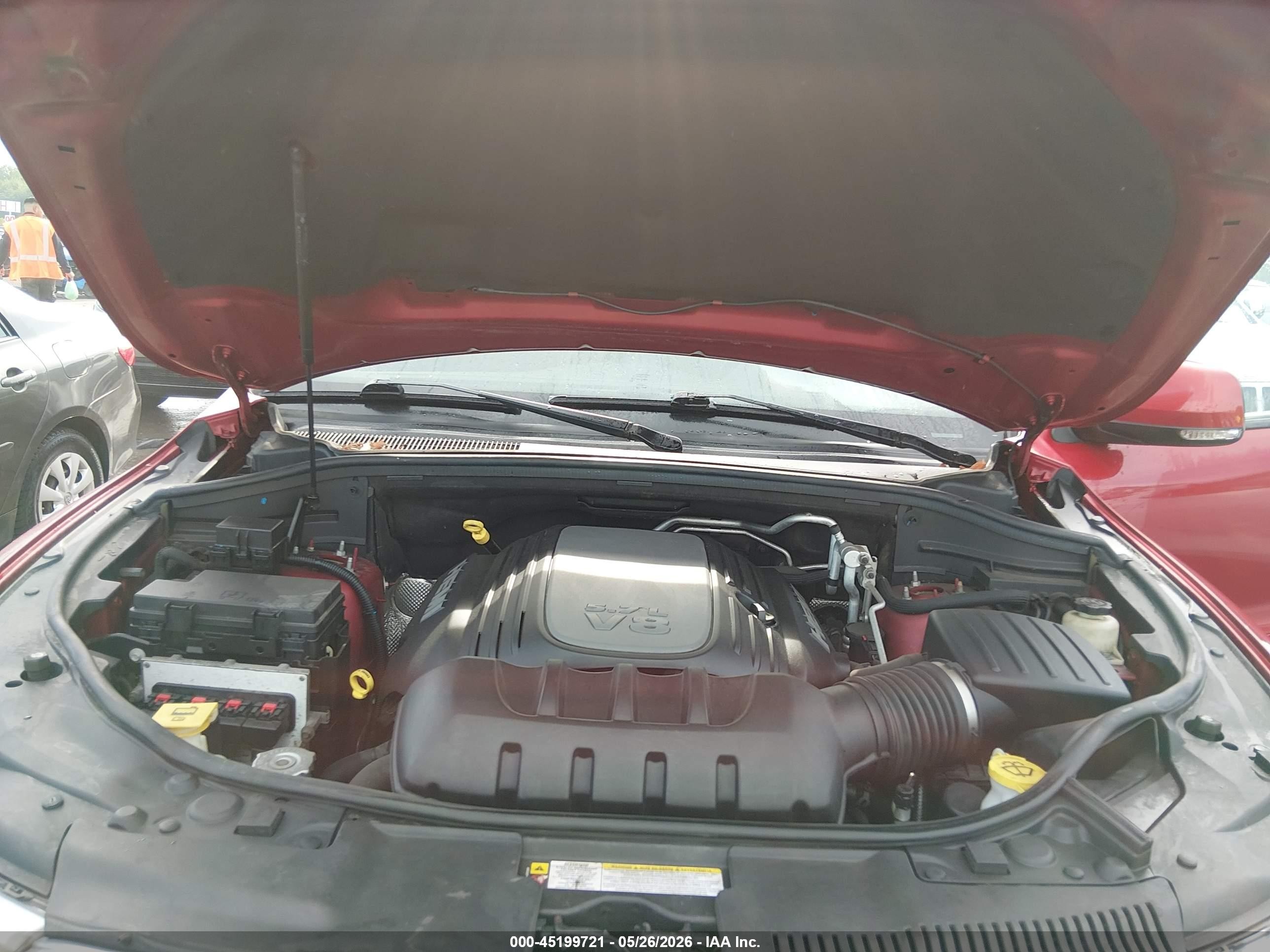 2011 Dodge Durango Crew Red vin: 1D4SE4GT2BC595052