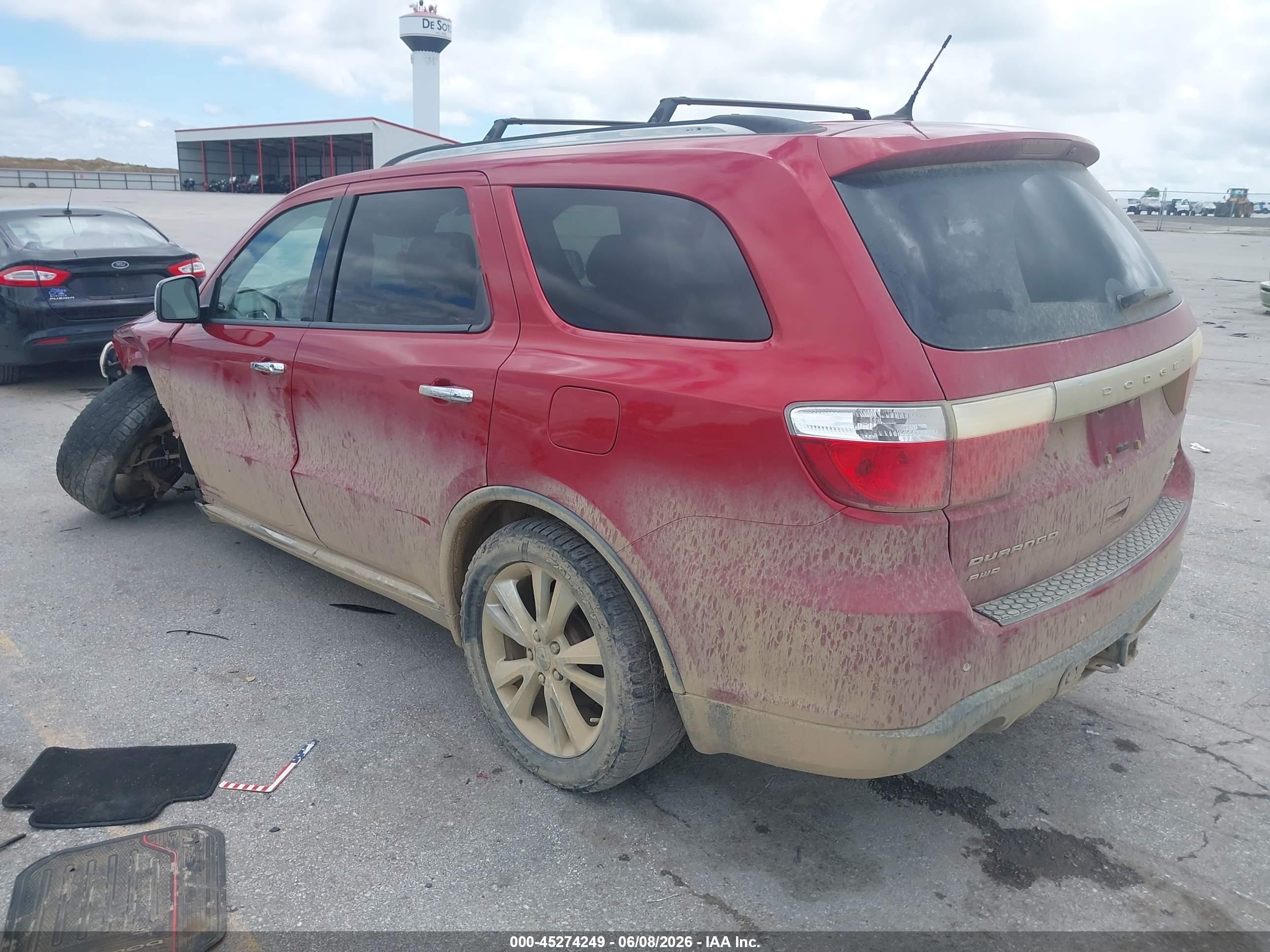 2011 Dodge Durango Crew Red vin: 1D4SE4GT2BC661650