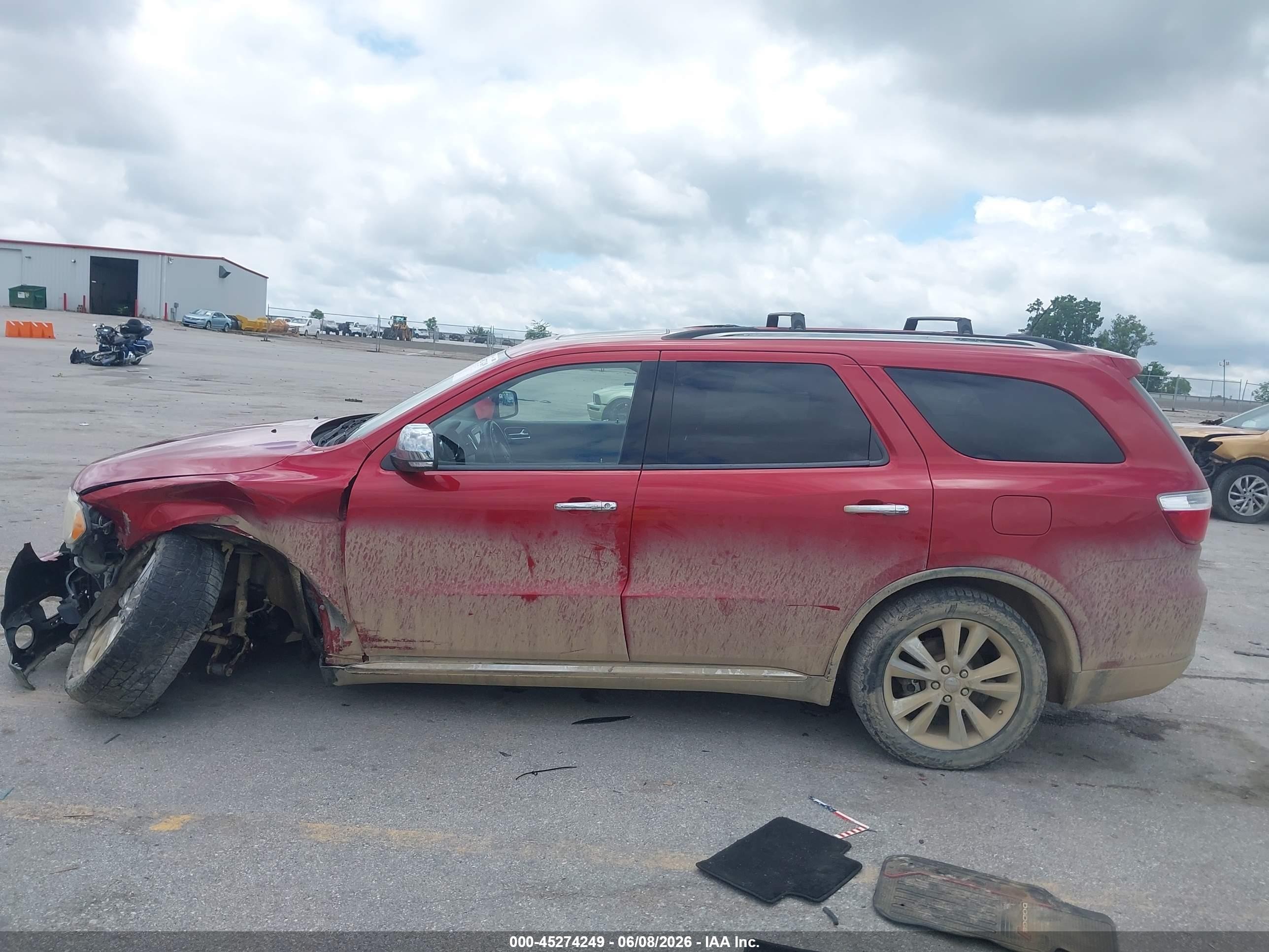 2011 Dodge Durango Crew Red vin: 1D4SE4GT2BC661650
