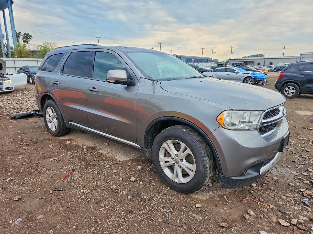 2011 Dodge Durango Crew Серый vin: 1D4SE4GT5BC595546