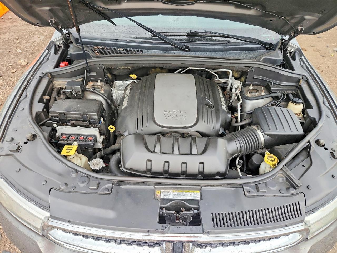 2011 Dodge Durango Crew Серый vin: 1D4SE4GT5BC595546
