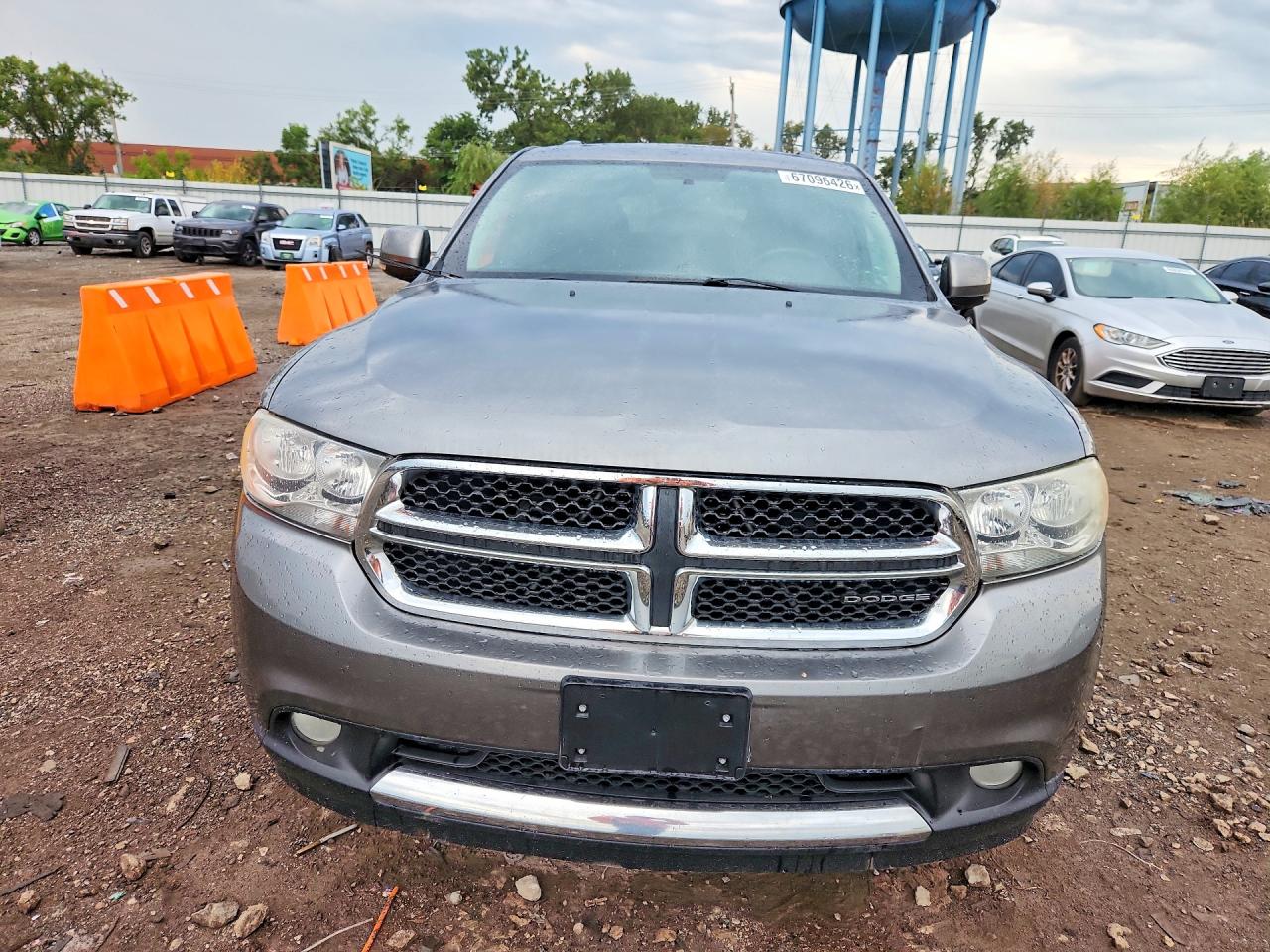 2011 Dodge Durango Crew Серый vin: 1D4SE4GT5BC595546