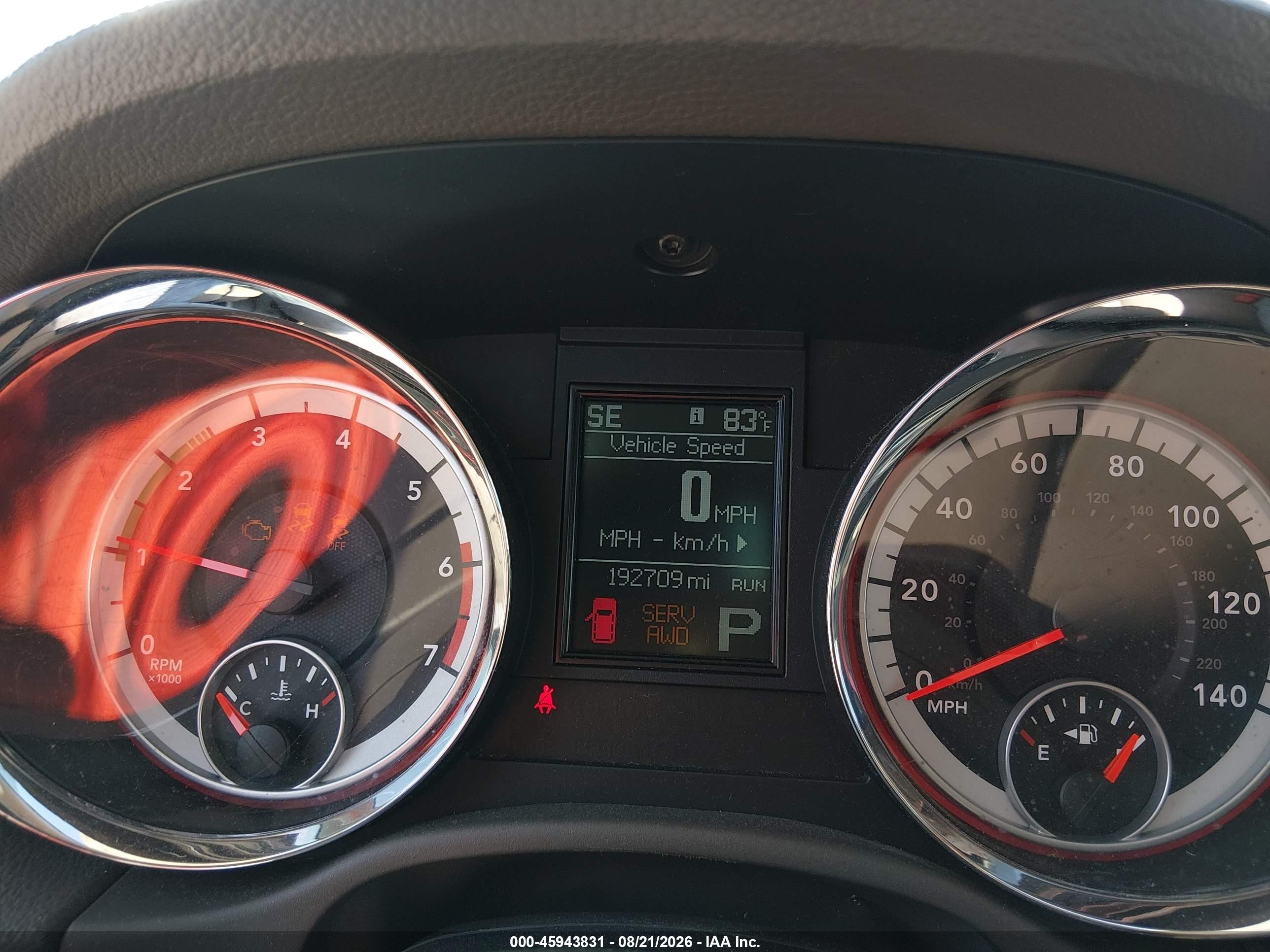 2011 Dodge Durango Crew Серый vin: 1D4SE4GT5BC685456