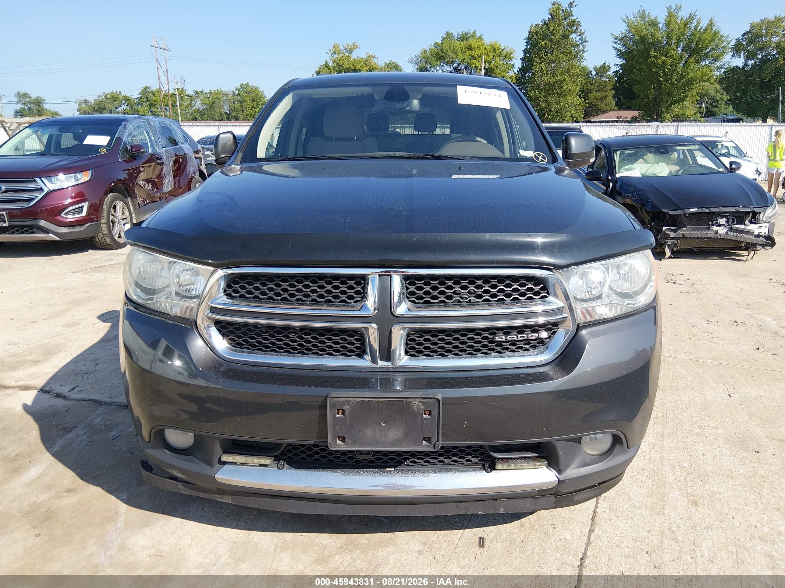 2011 Dodge Durango Crew Серый vin: 1D4SE4GT5BC685456