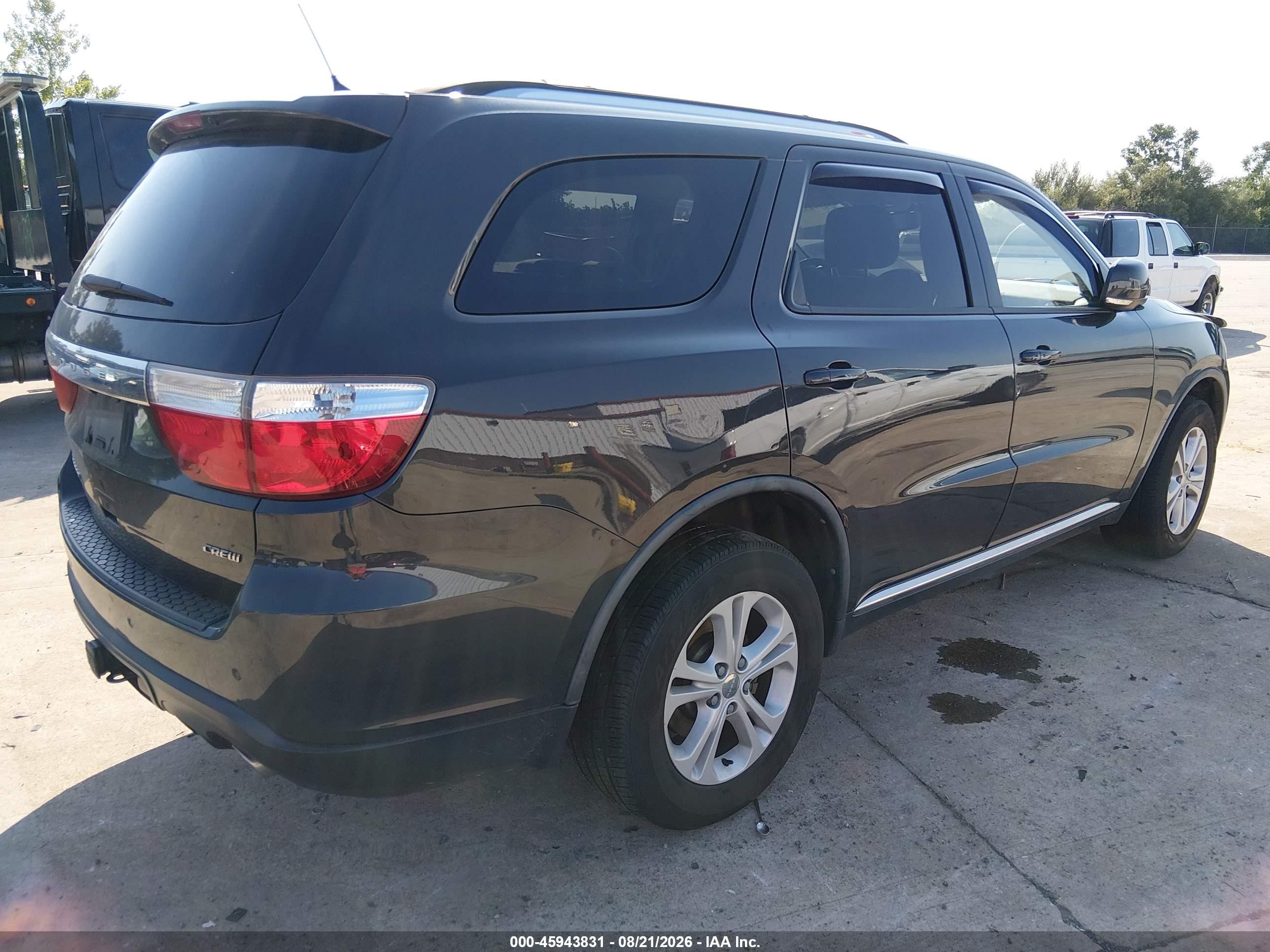 2011 Dodge Durango Crew Серый vin: 1D4SE4GT5BC685456