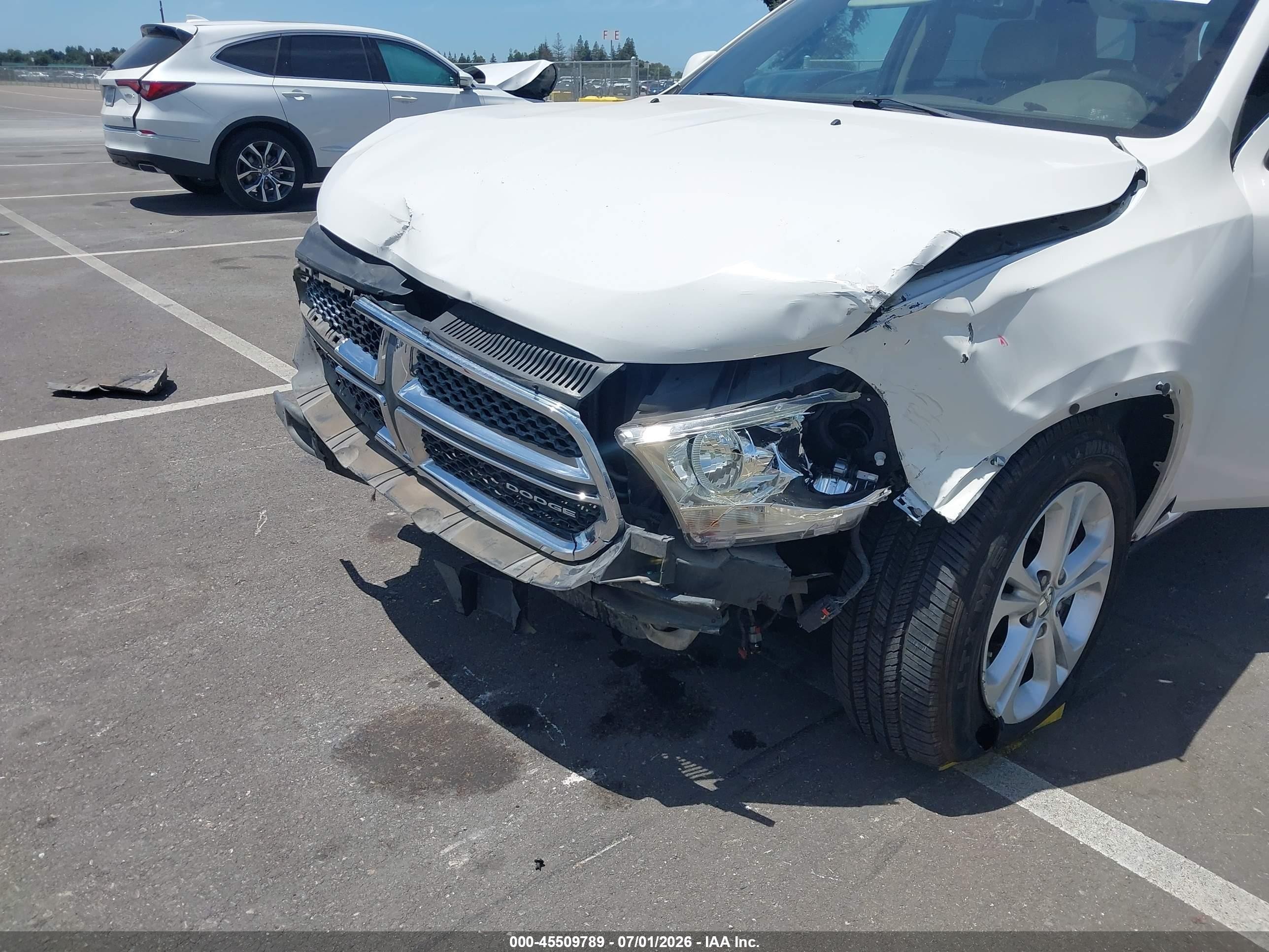2011 Dodge Durango Crew Белый vin: 1D4SE4GT6BC593580