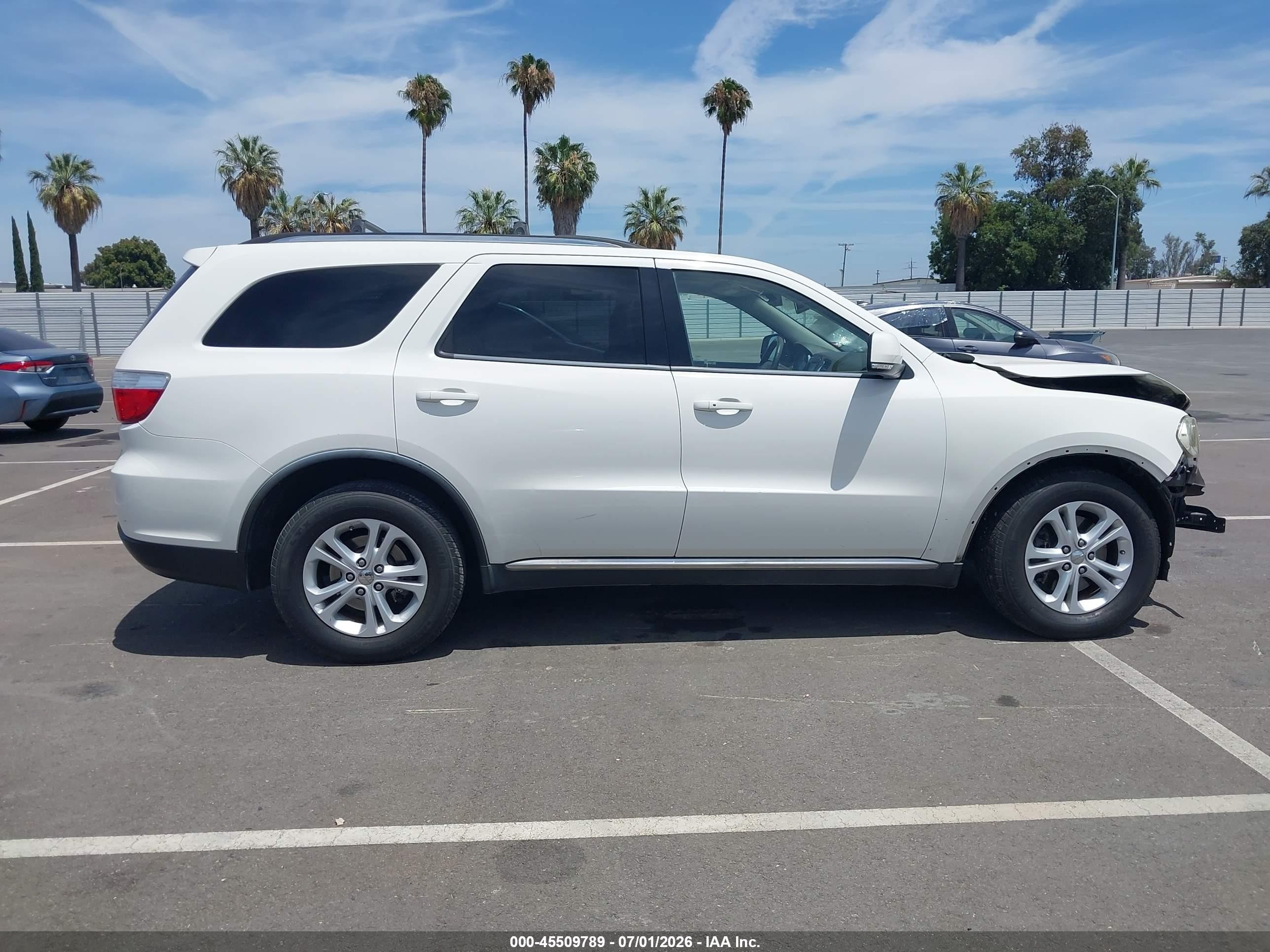 2011 Dodge Durango Crew Белый vin: 1D4SE4GT6BC593580