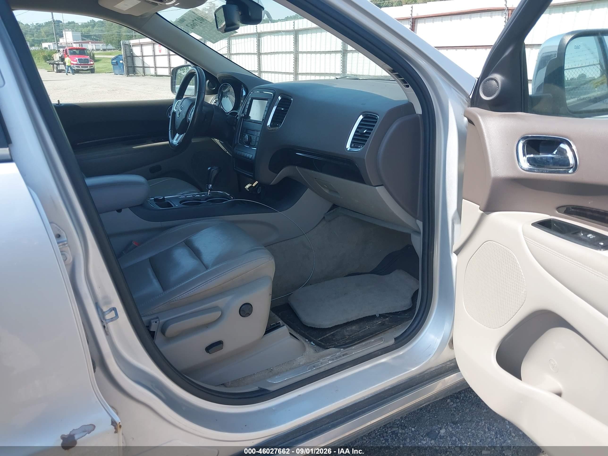 2011 Dodge Durango Crew Silver vin: 1D4SE4GT7BC689332