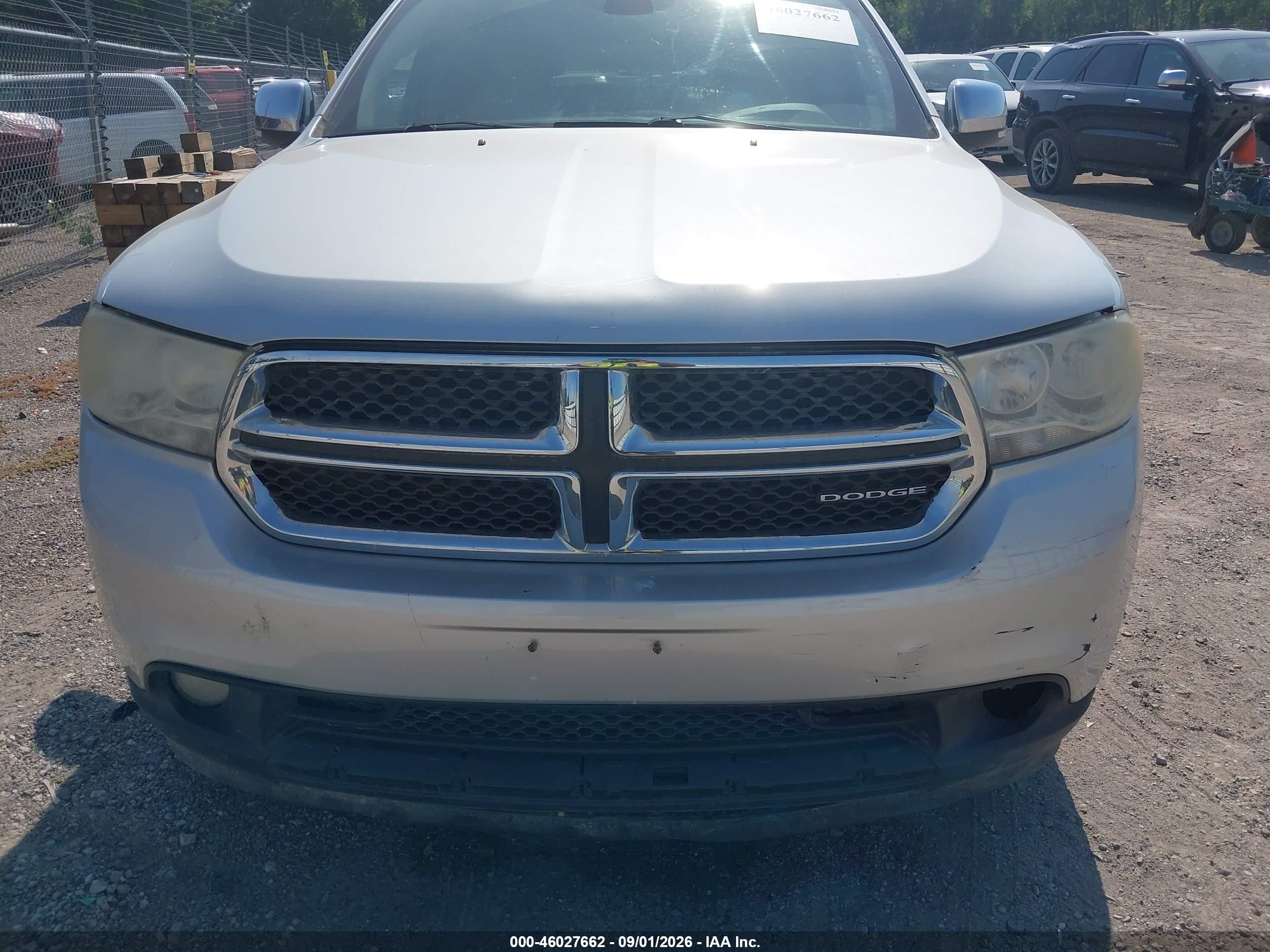 2011 Dodge Durango Crew Silver vin: 1D4SE4GT7BC689332