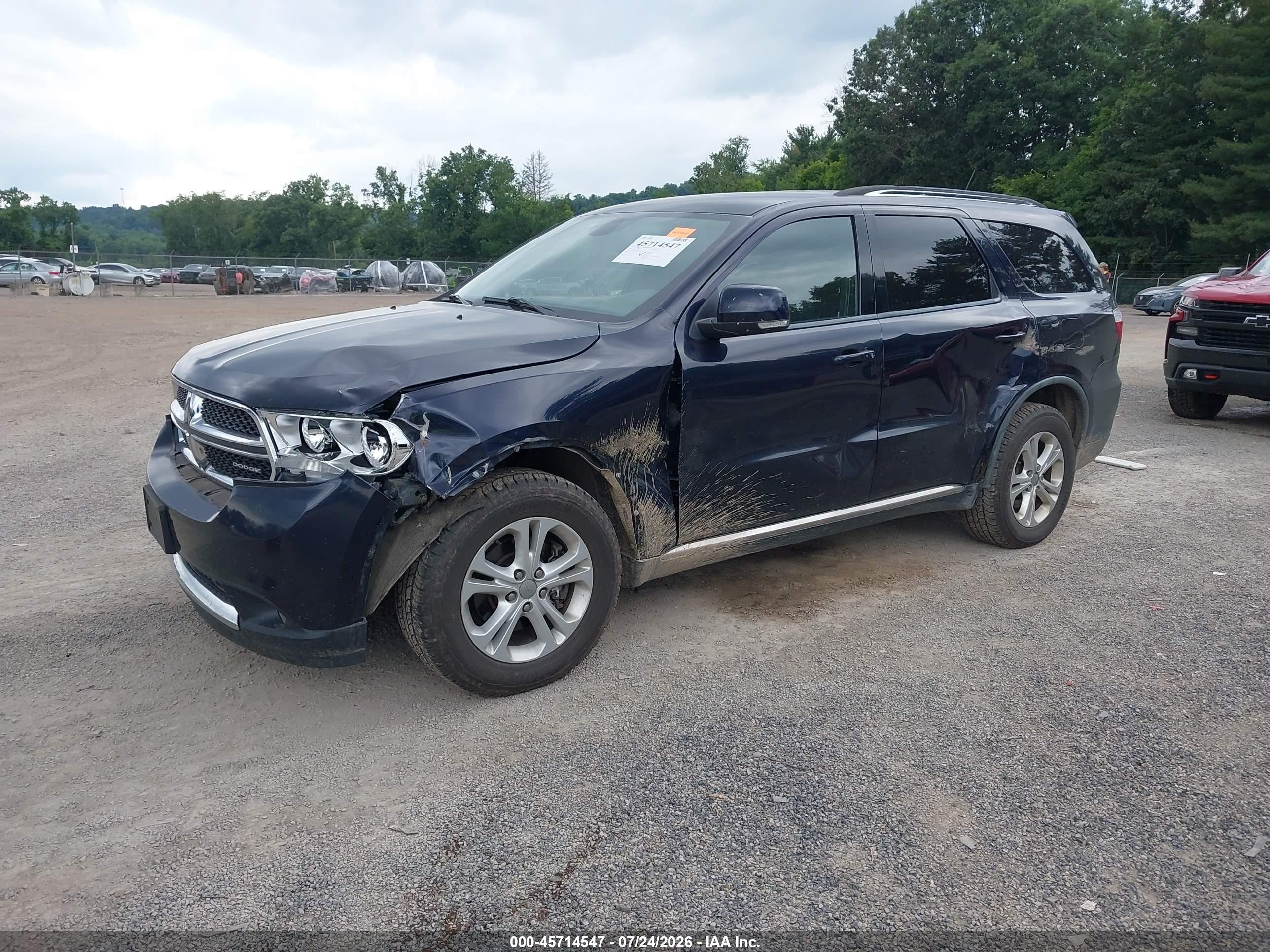 2011 Dodge Durango Crew Purple vin: 1D4SE4GT9BC628323