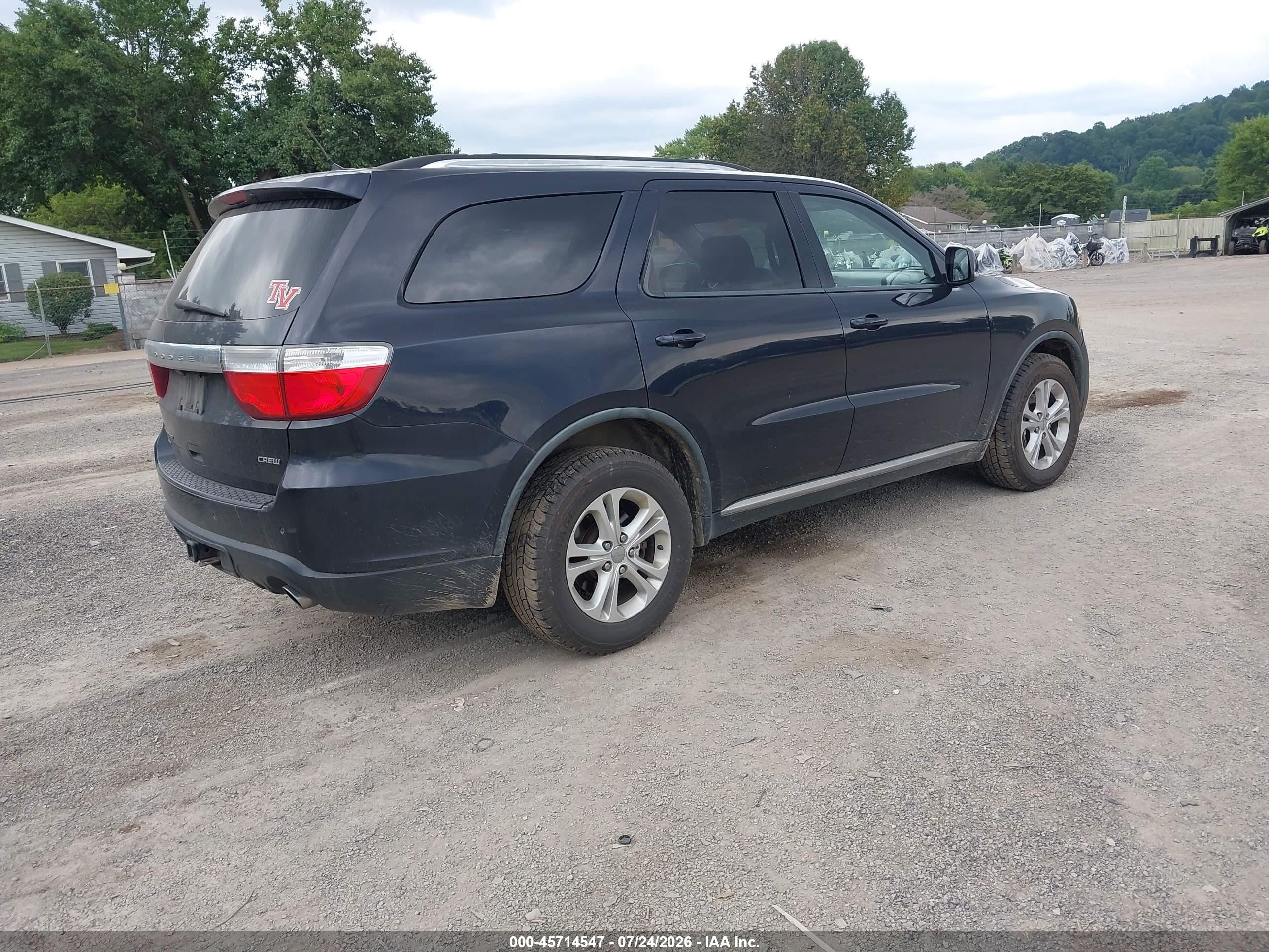 2011 Dodge Durango Crew Purple vin: 1D4SE4GT9BC628323