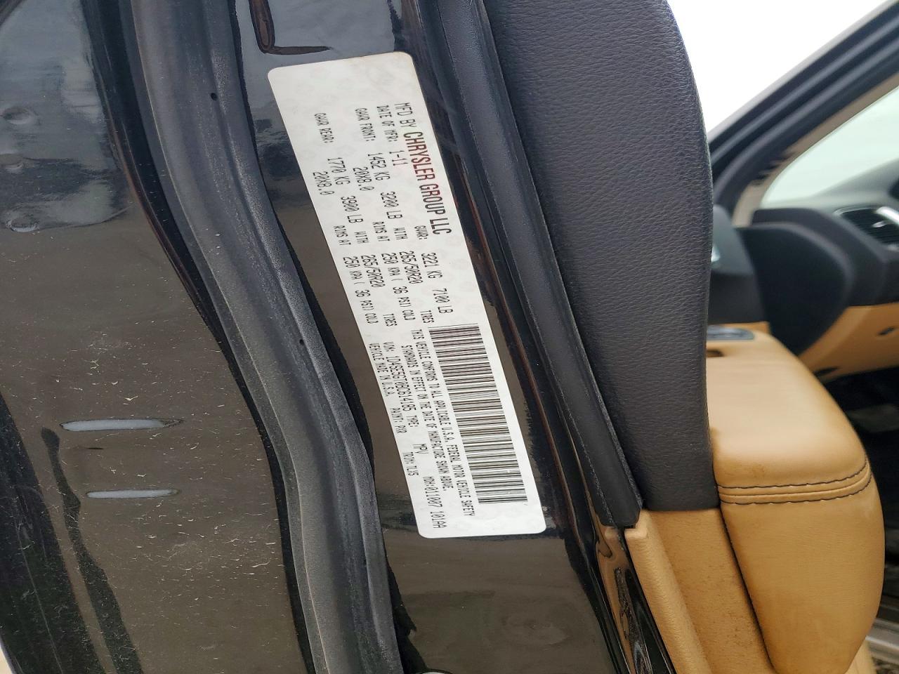 2011 Dodge Durango Citadel Черный vin: 1D4SE5GT0BC614185