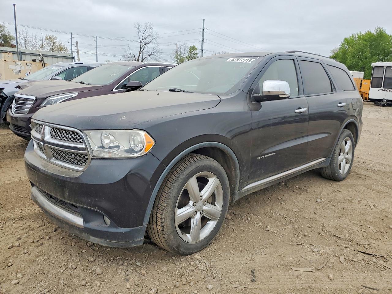 2011 Dodge Durango Citadel Черный vin: 1D4SE5GT0BC614185