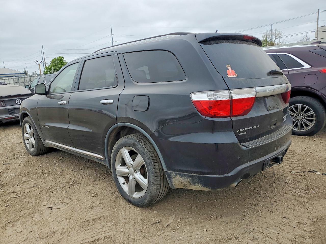 2011 Dodge Durango Citadel Черный vin: 1D4SE5GT0BC614185