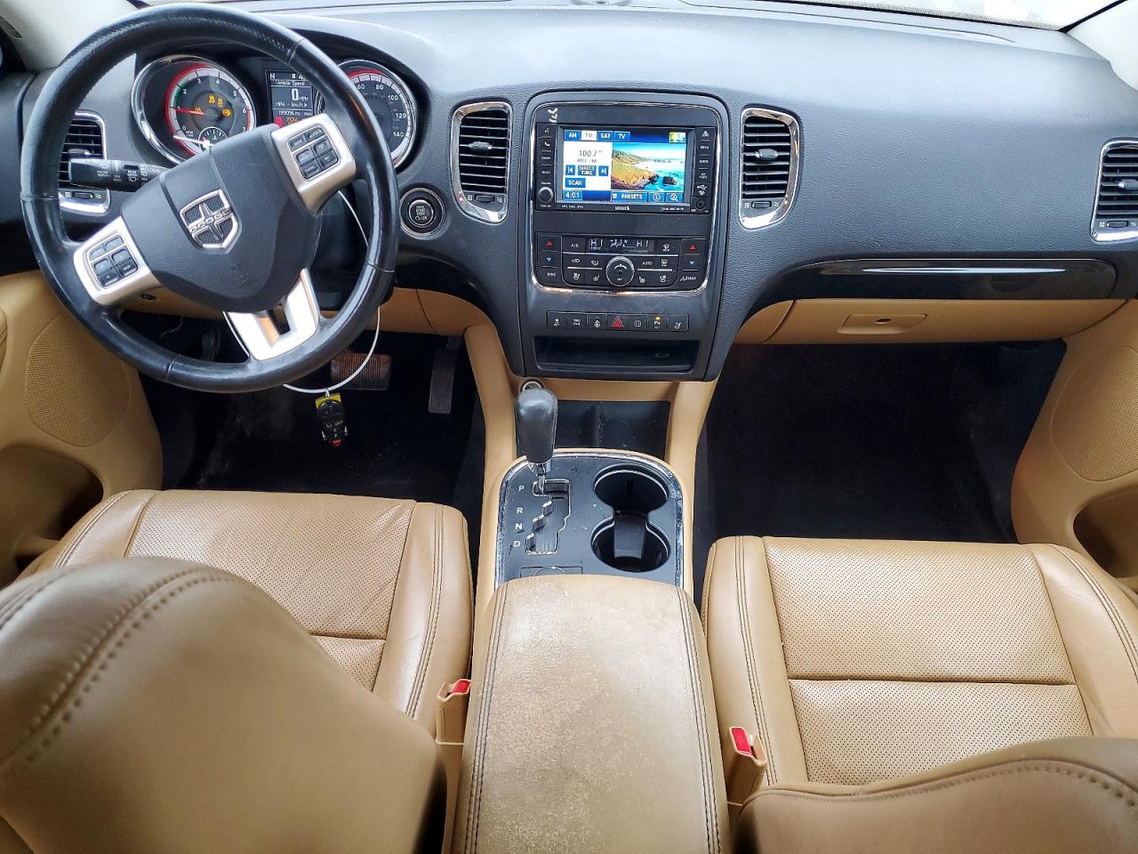 2011 Dodge Durango Citadel Черный vin: 1D4SE5GT0BC614185