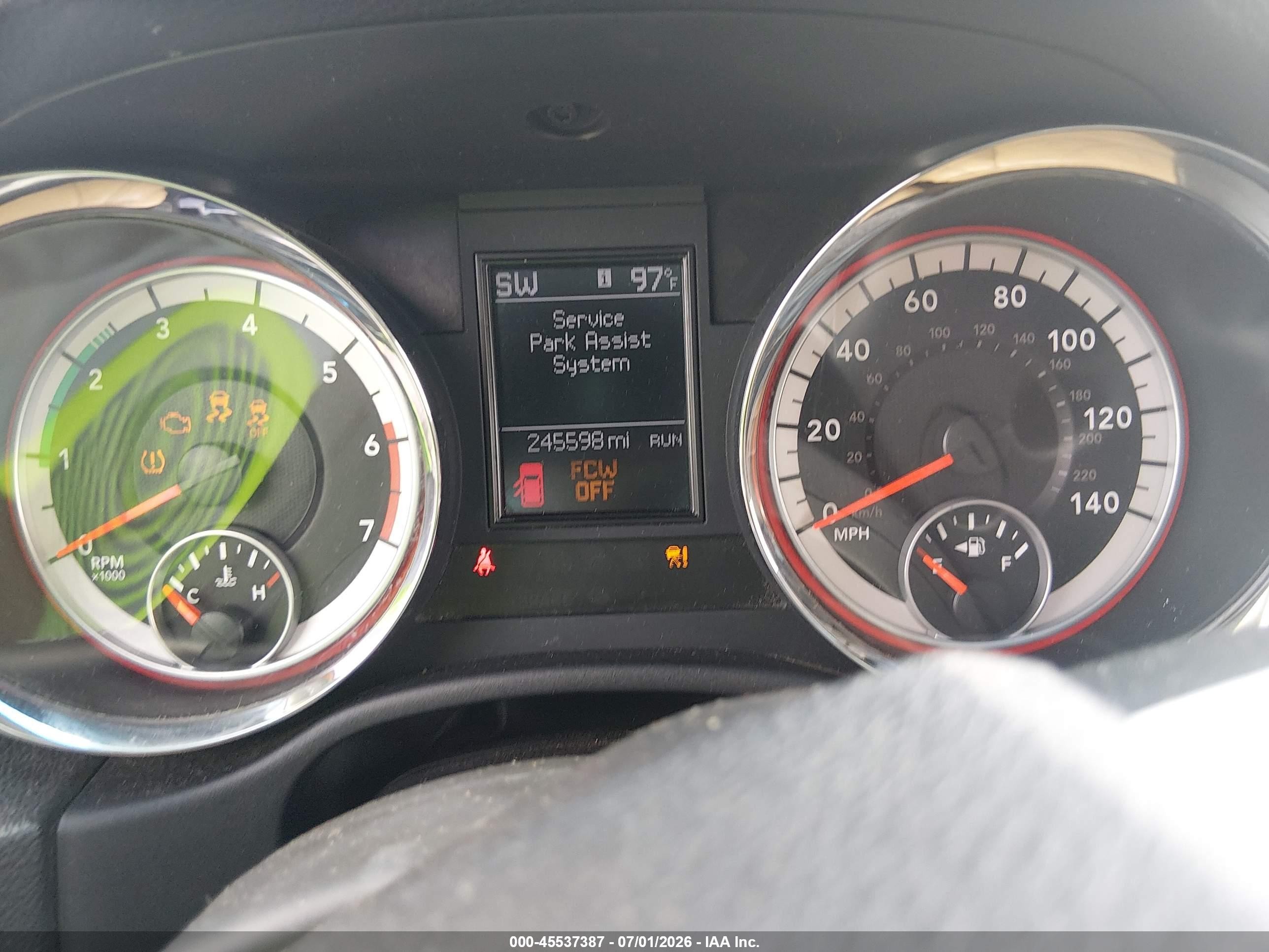 2011 Dodge Durango Citadel Черный vin: 1D4SE5GT0BC652029