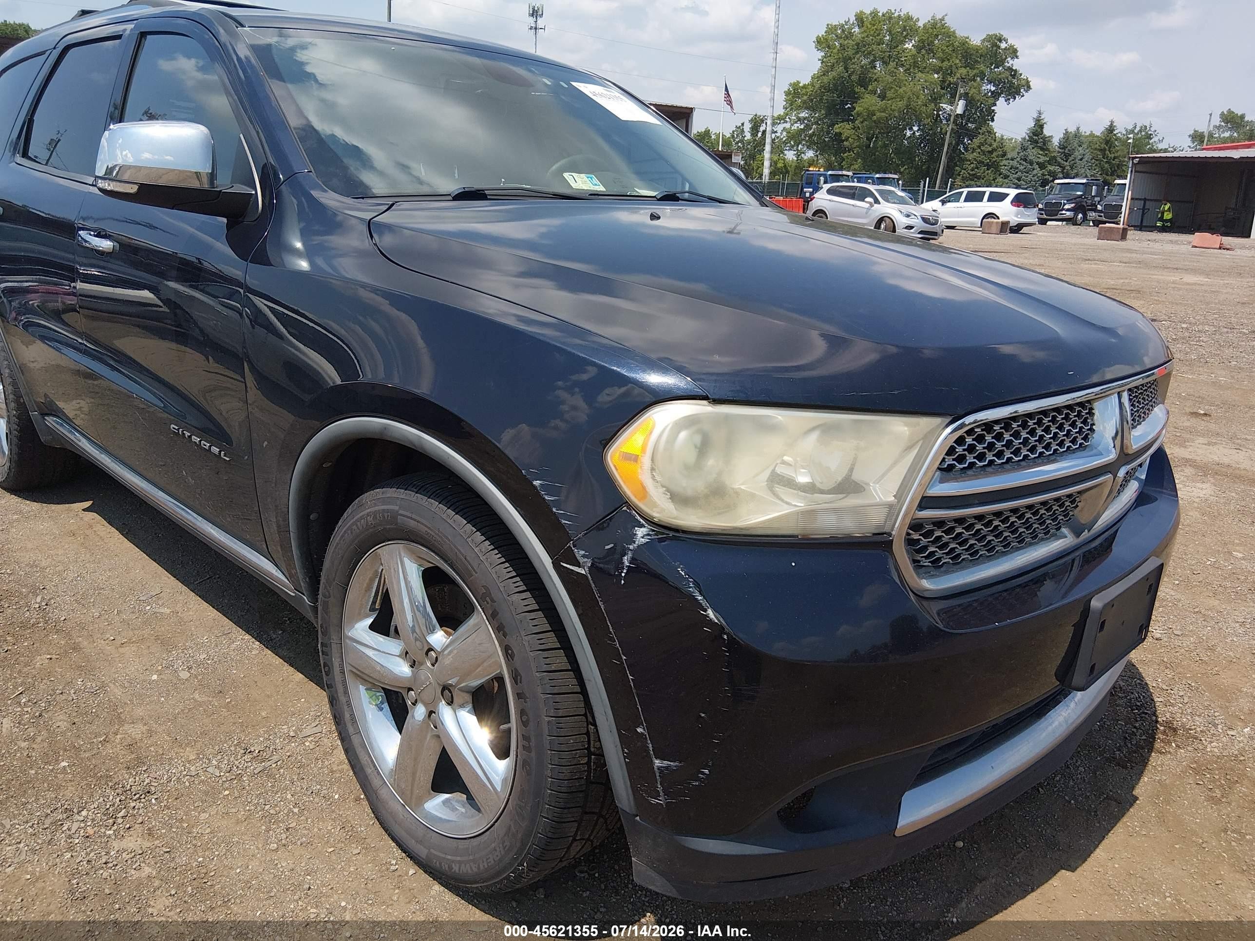2011 Dodge Durango Citadel Синий vin: 1D4SE5GT0BC699562