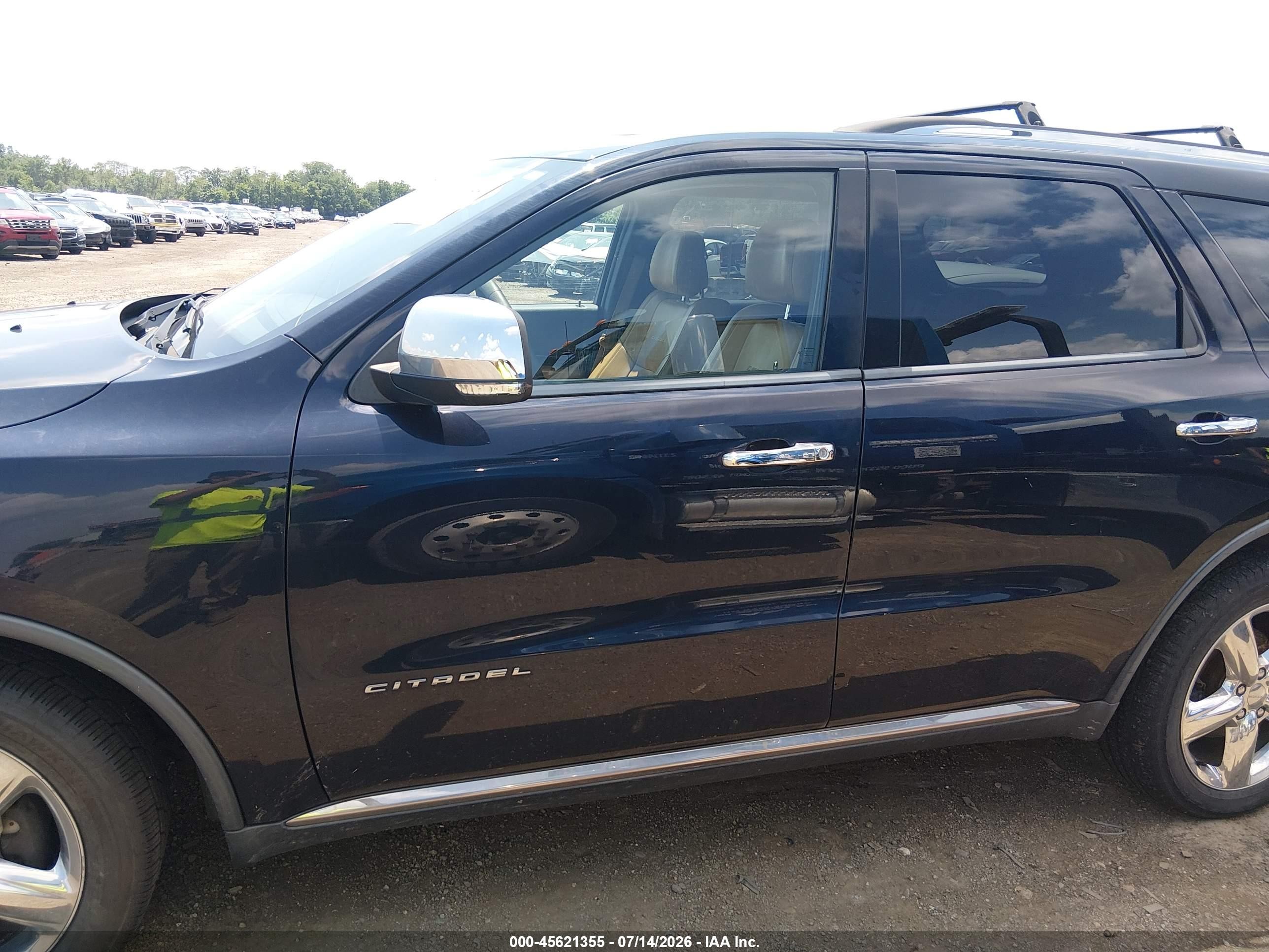 2011 Dodge Durango Citadel Синий vin: 1D4SE5GT0BC699562