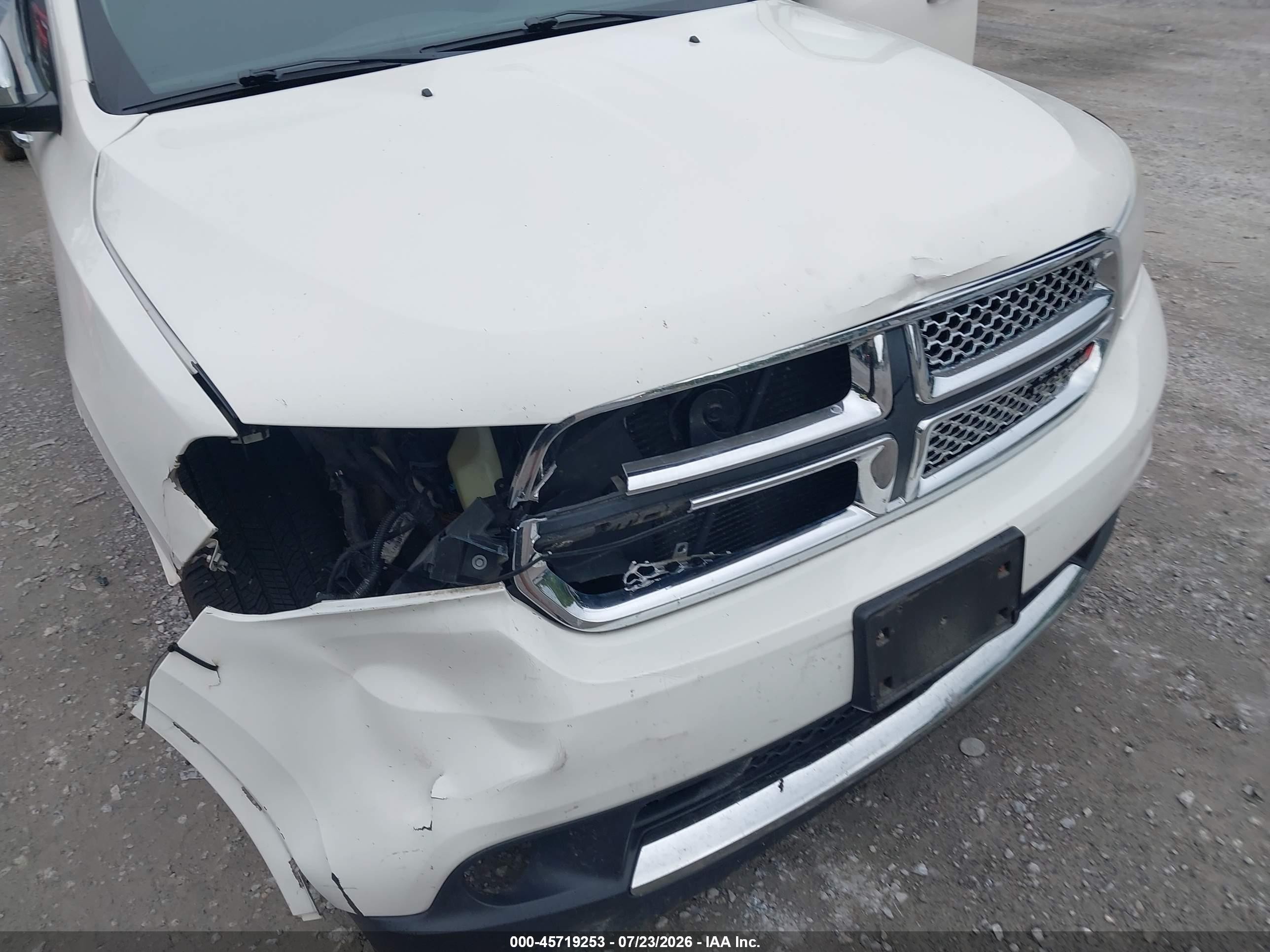 2011 Dodge Durango Citadel White vin: 1D4SE5GT0BC725285