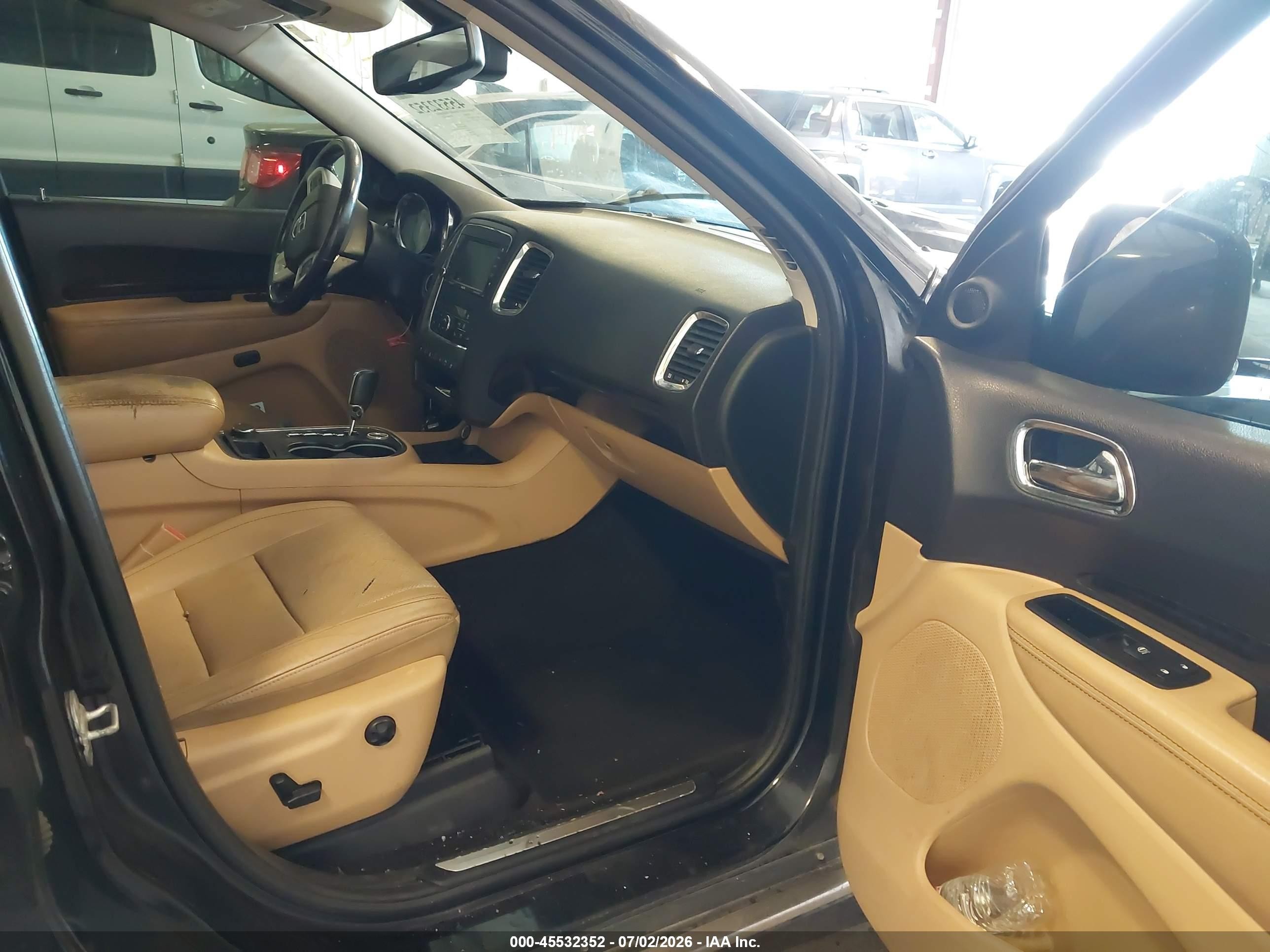 2011 Dodge Durango Citadel Черный vin: 1D4SE5GT1BC613935