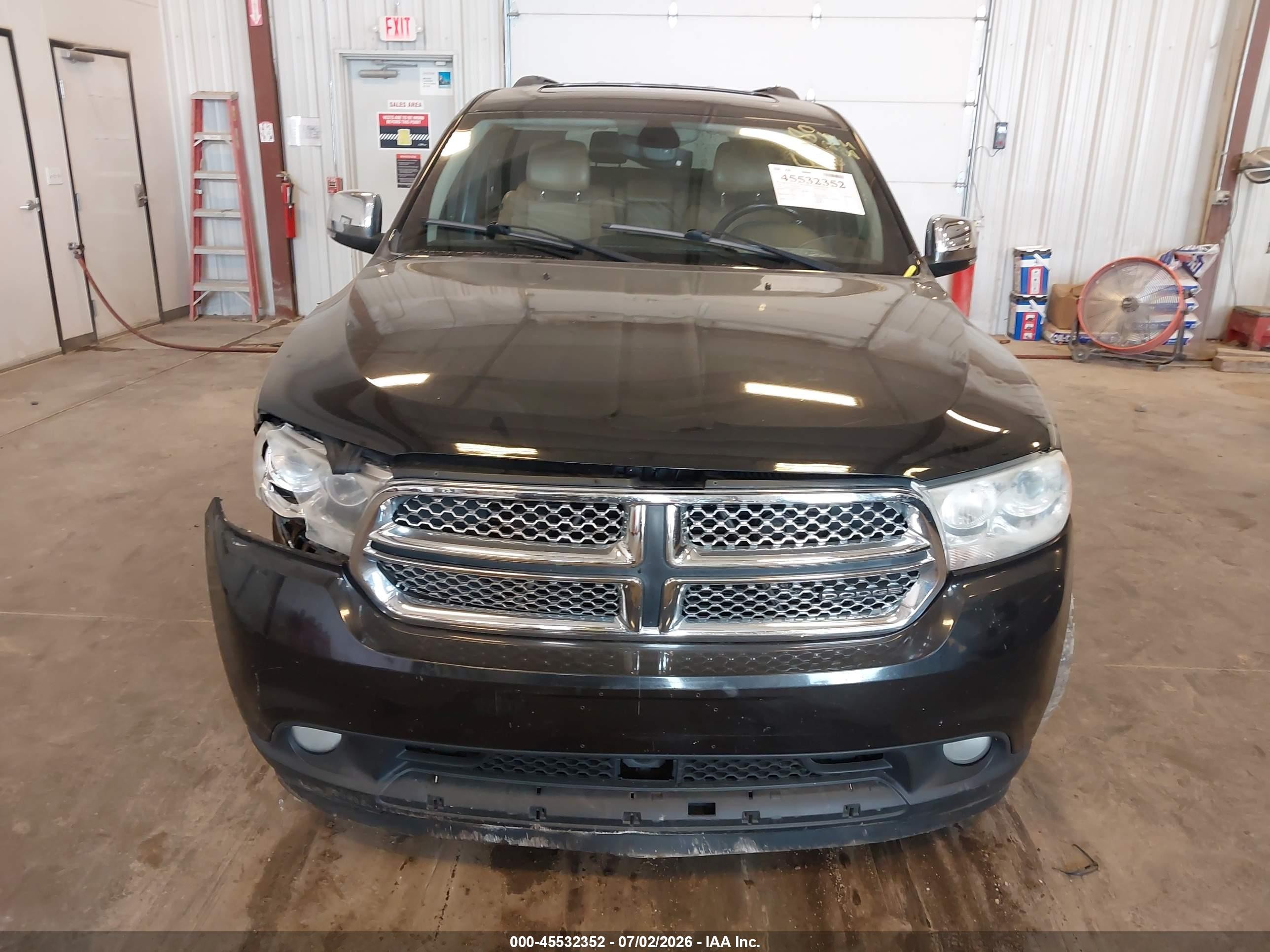2011 Dodge Durango Citadel Черный vin: 1D4SE5GT1BC613935