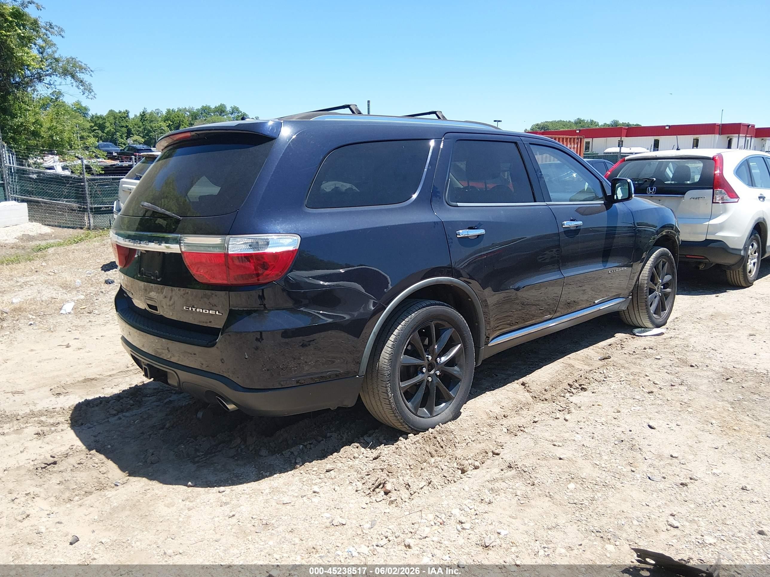 2011 Dodge Durango Citadel Синий vin: 1D4SE5GT1BC695651